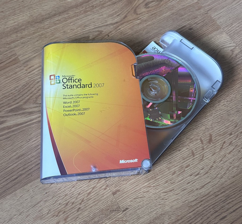 Microsoft Office Standard 2007 Word Excel Outlook PowerPoint With Product Key