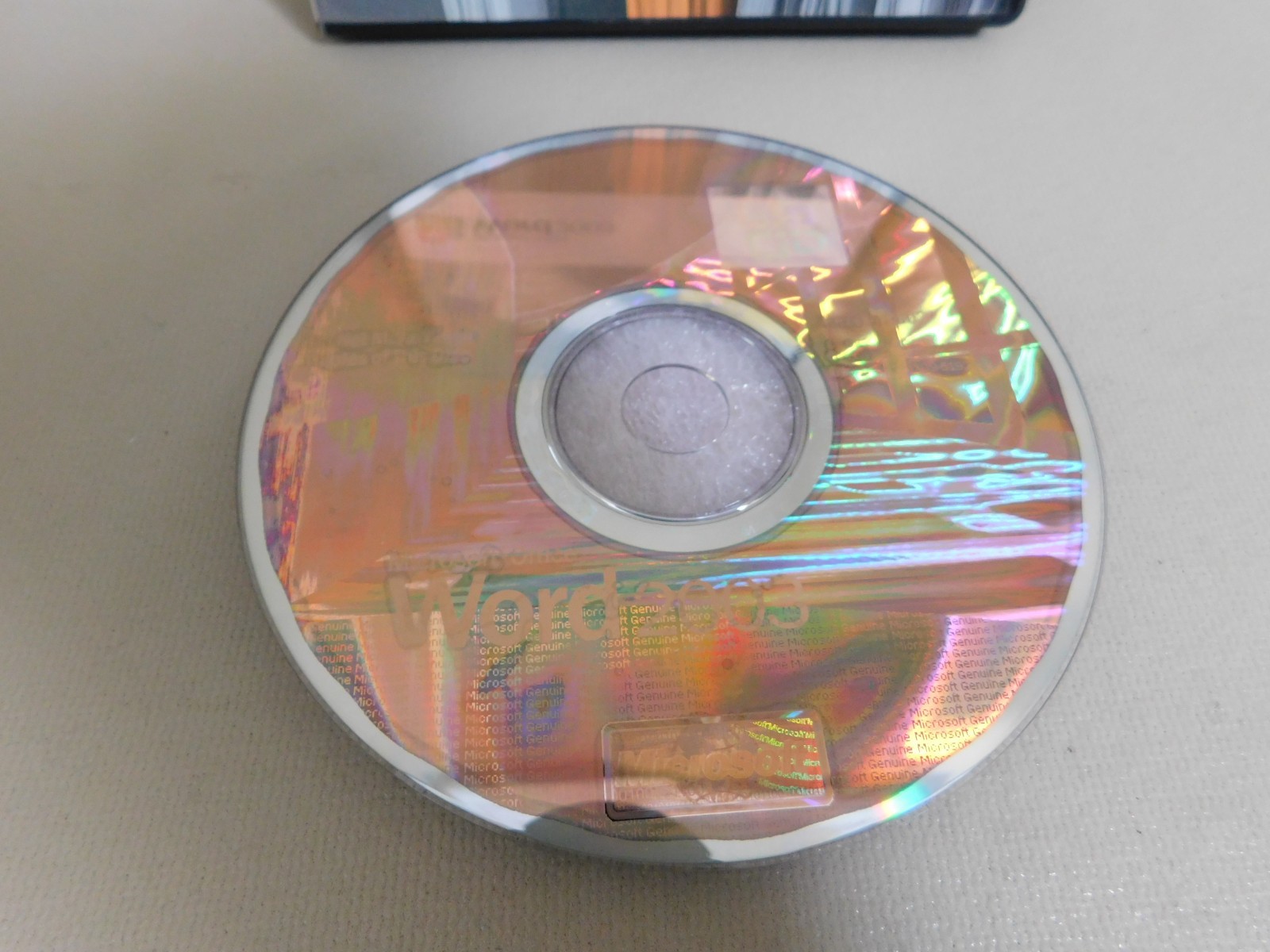 Microsoft Office WORD 2003 Case & Disc with Product Key Disc VGC Clean