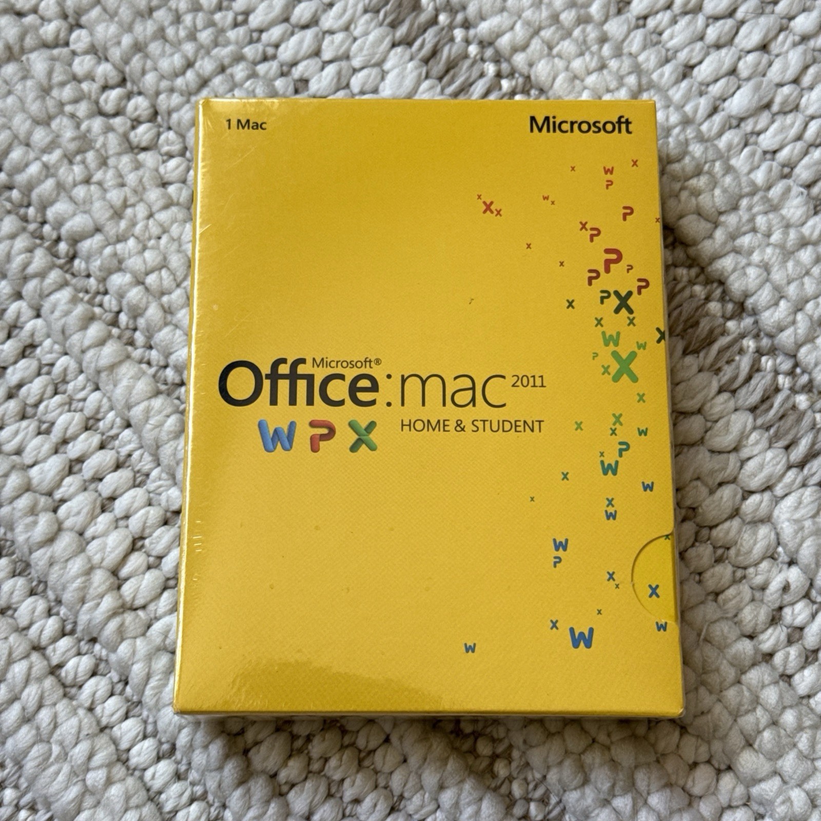 Microsoft Office MAC 2011 WPX Home and Student (Brand New Sealed)
