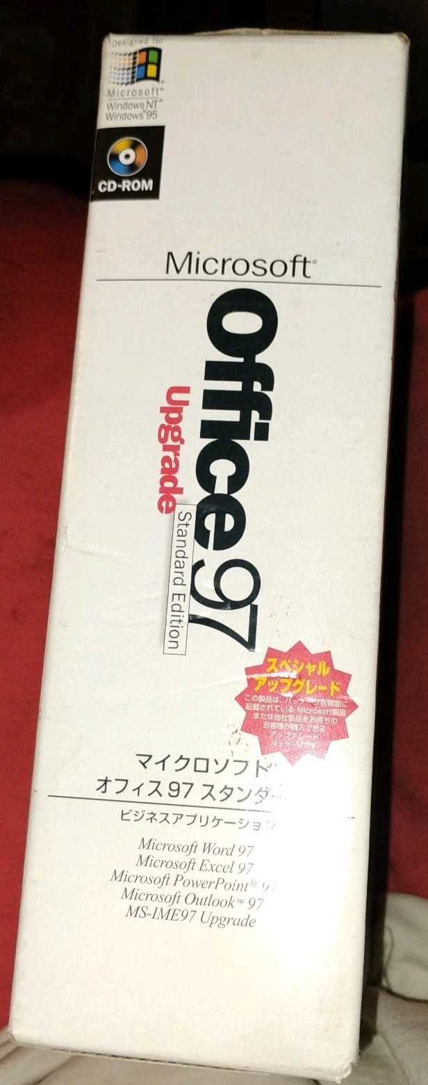 Microsoft Office 97 Standard Edition Upgrade Japanese 021-970-502 With Bonus