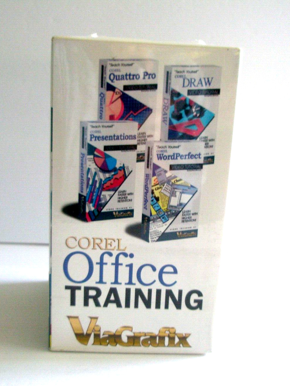 Viagrafix Corel Office Training VHS Quattro Pro Draw WordPerfect Presentations