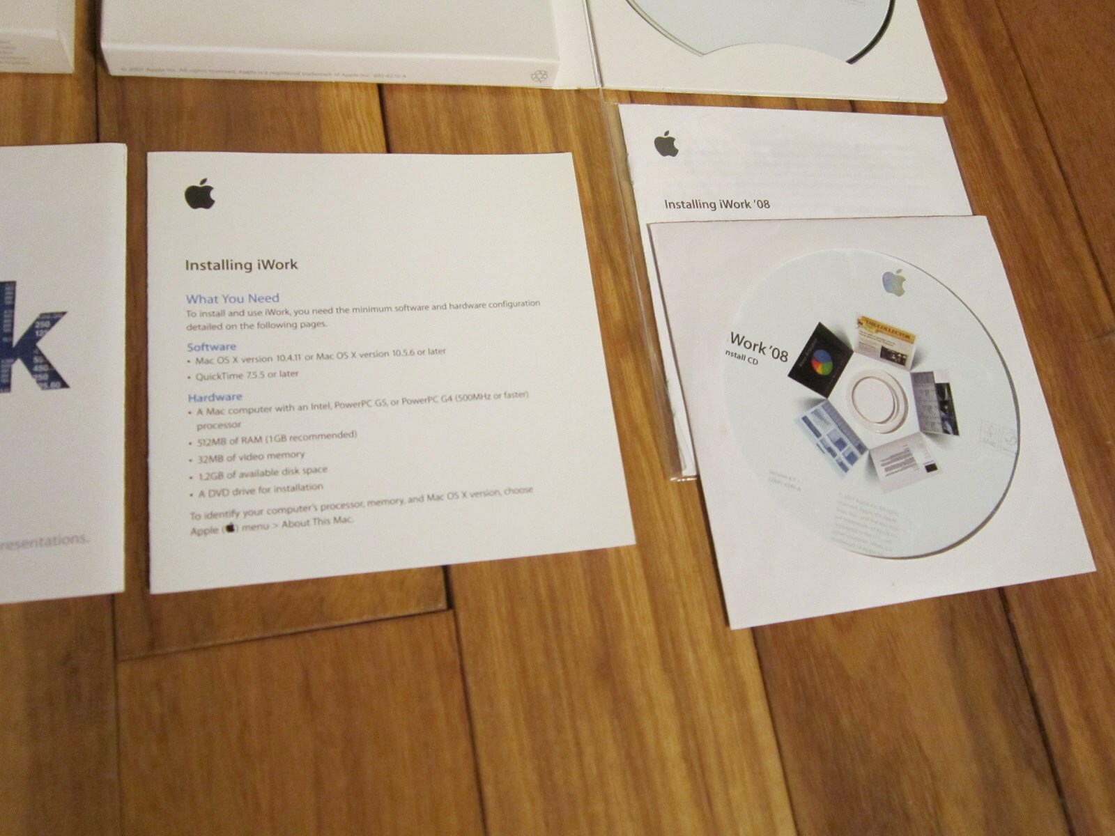 Apple iWork DVD 09 Retail 1 User Full Version for Mac MB942Z/A