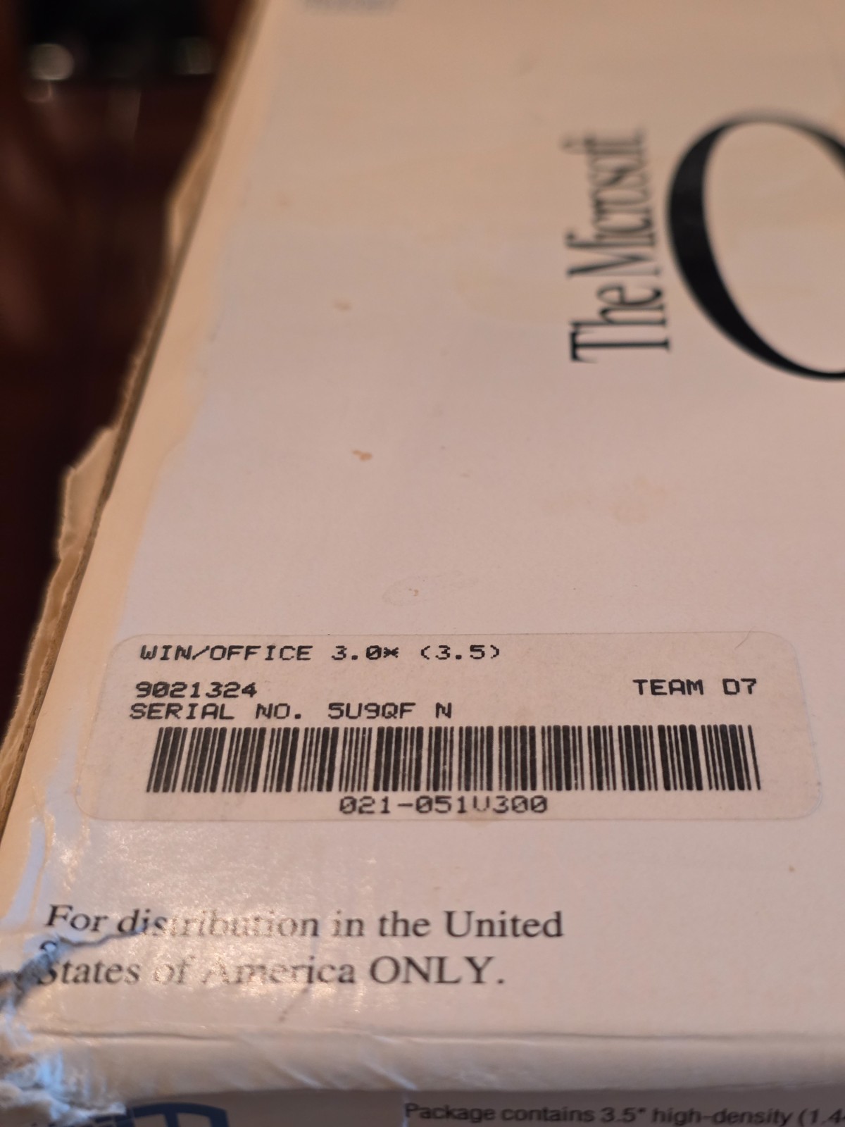 The Microsoft Office 3.0 (1992) WINDOWS 3.5″ Vintage Word Excel PowerPoint Mail