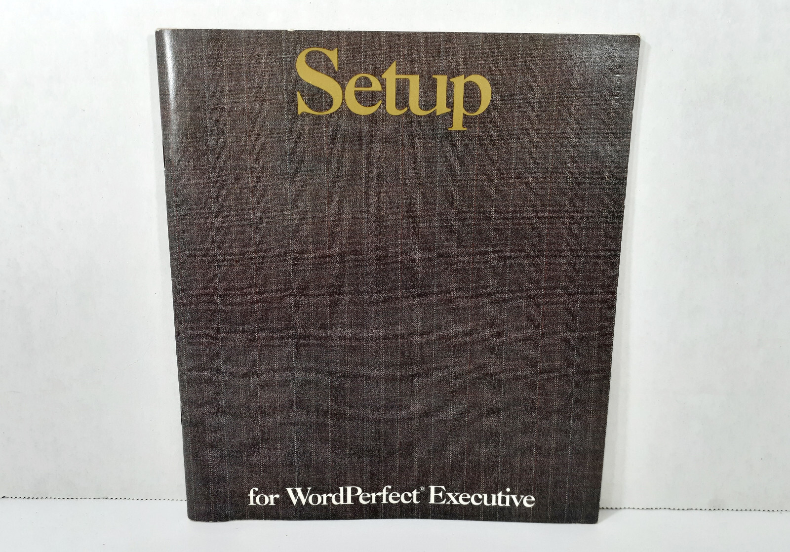 1987 WordPerfect Executive Manuals 3.5″ Floppy Disks w Labels Original Vintage