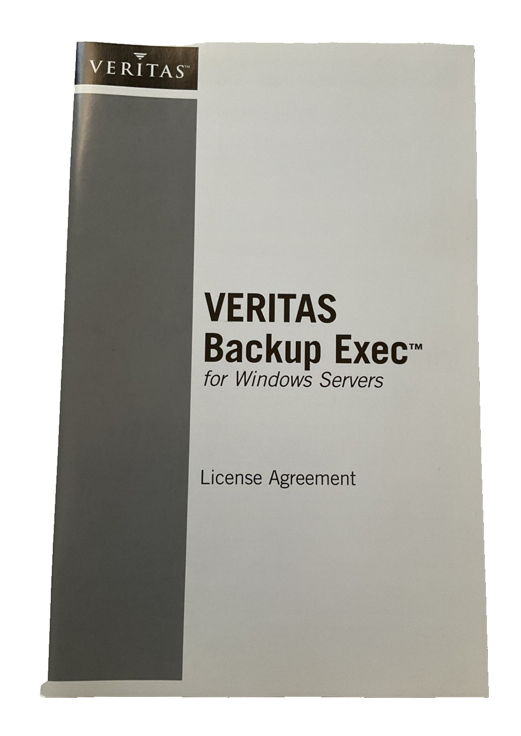 VERITAS Backup Exec 10.0 For Windows Small Business Servers READ DESCRIPTION