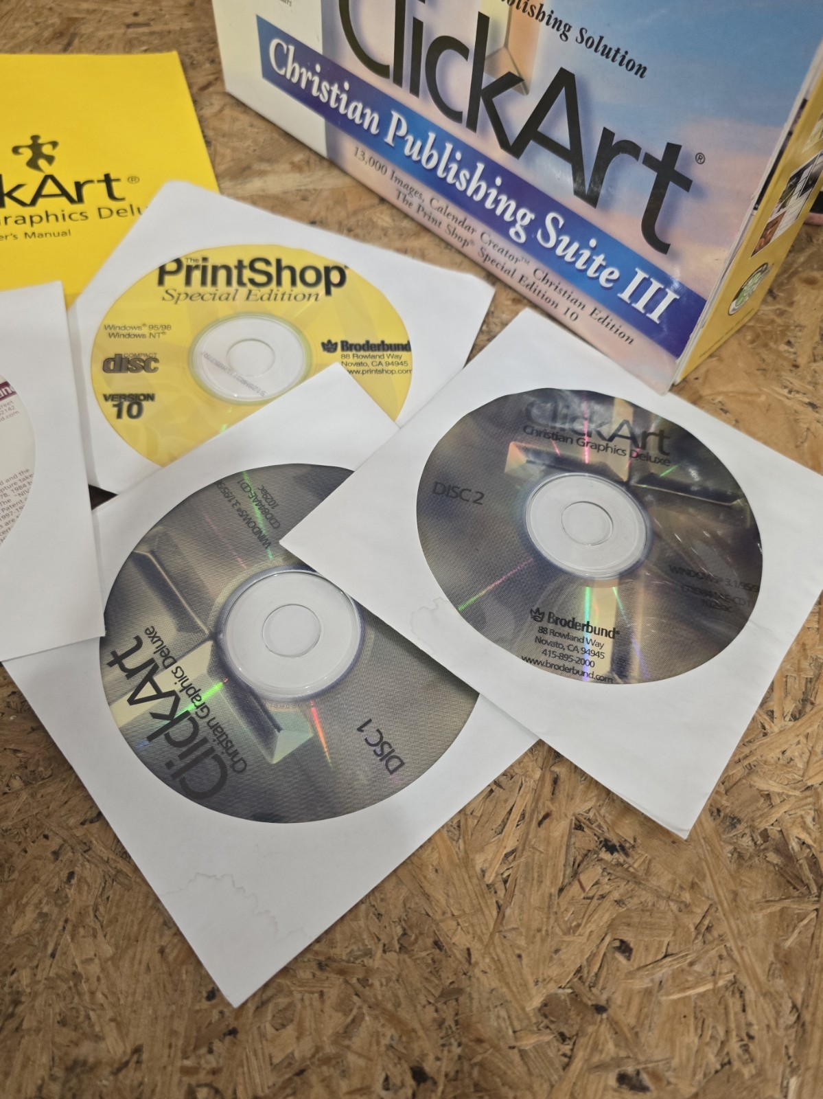 ClickArt Christian Publishing Suite III Boxed Windows 95/98/NT Computer Software