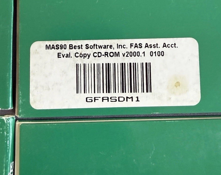 Sage MAS90 (Windows), MAS200 (Client/Server & SQL Server) New Sealed. ? Key Code