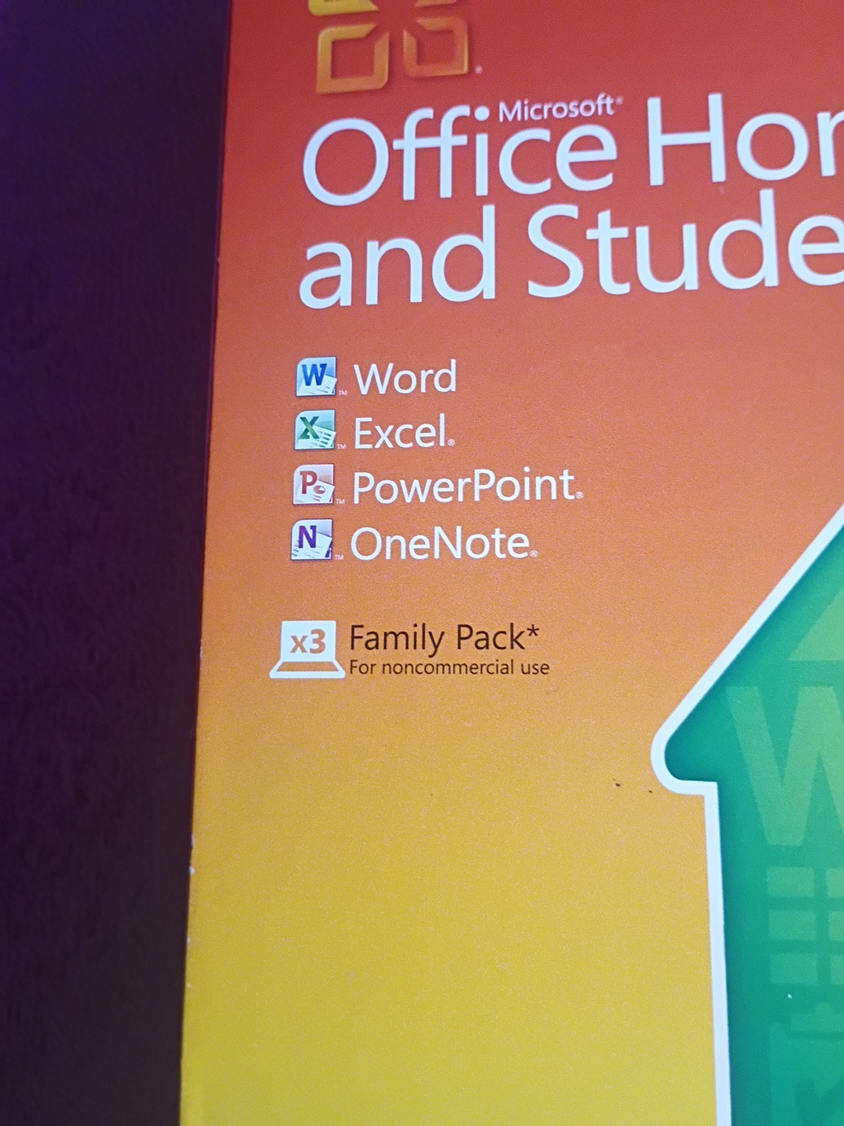 Microsoft Office Home & Student 2010 Software Suite DVD Family Pack for Windows