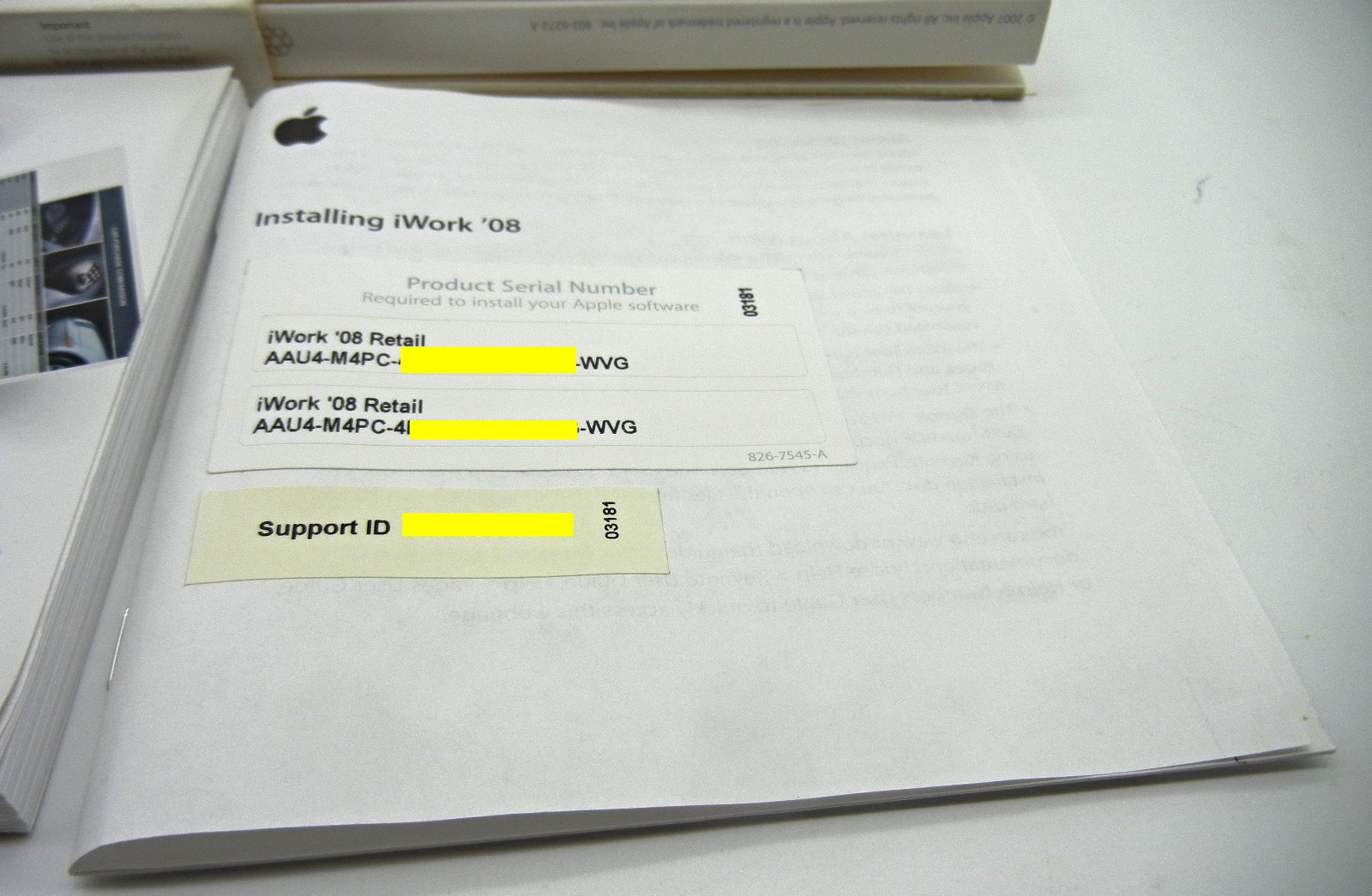 iWork ’08 Includes Keynote’08,Pages’08, Numbers’08 MA79Z0 / Complete