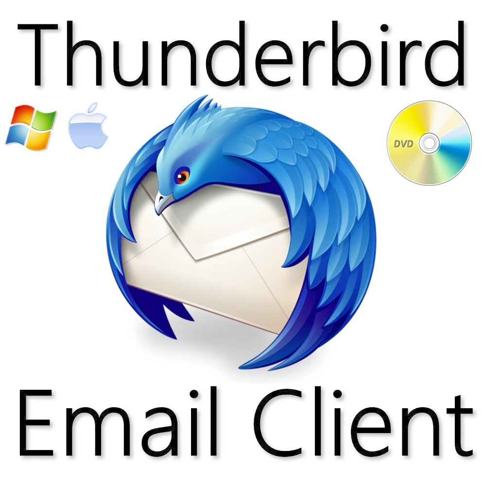 Thunderbird Email and Chat Client – Windows/MacOS – DVD
