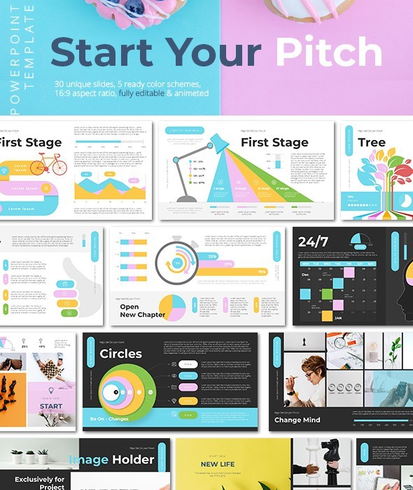 Start Your Pitch deck PowerPoint Presentation Template