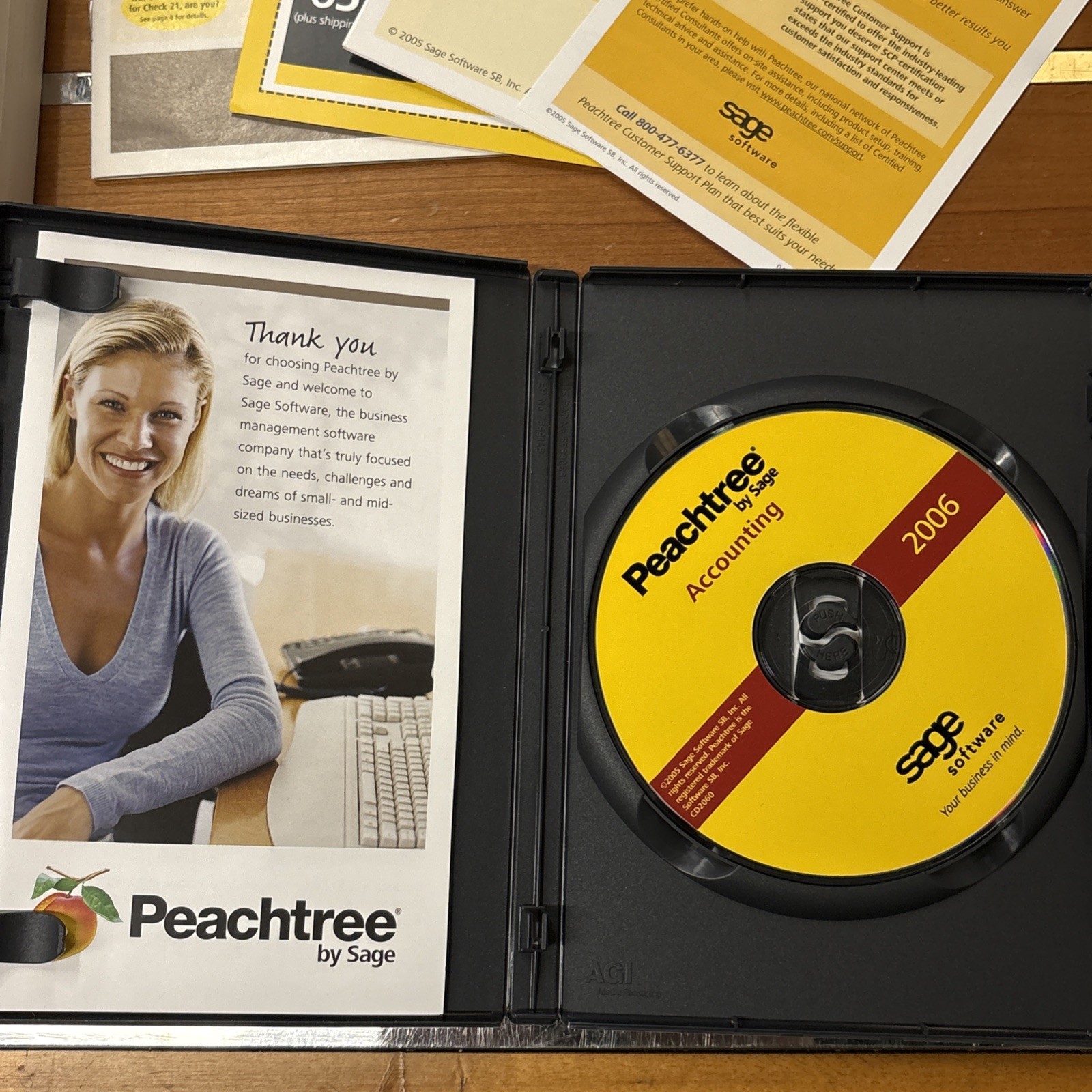 Peachtree by Sage Accounting 2006 * NEW* CD Software With S/N – READ
