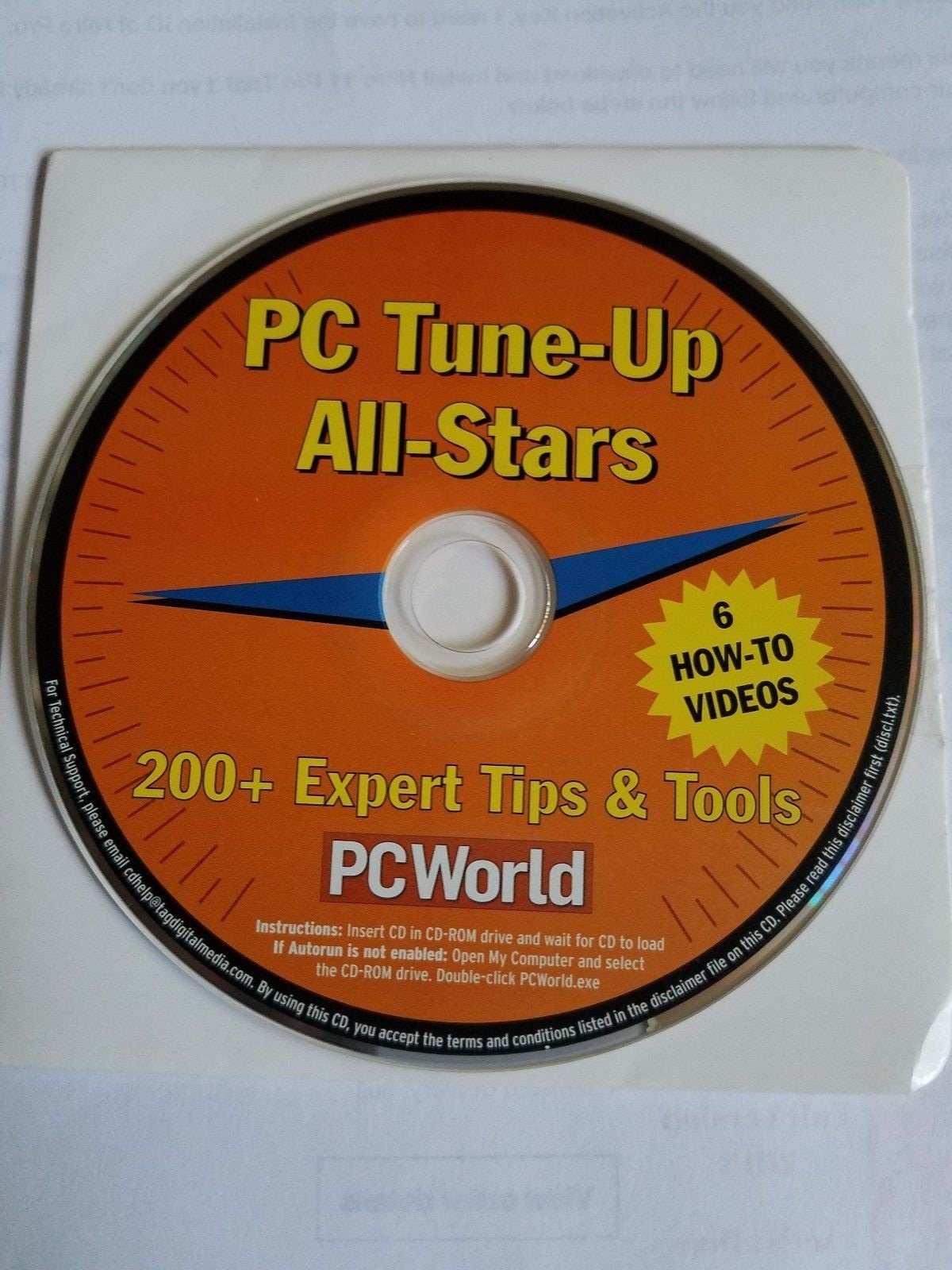 Pc World PC Tune-Up Aii-Stars XP 200+ Essential Tips & Tools And 6 How-To Videos