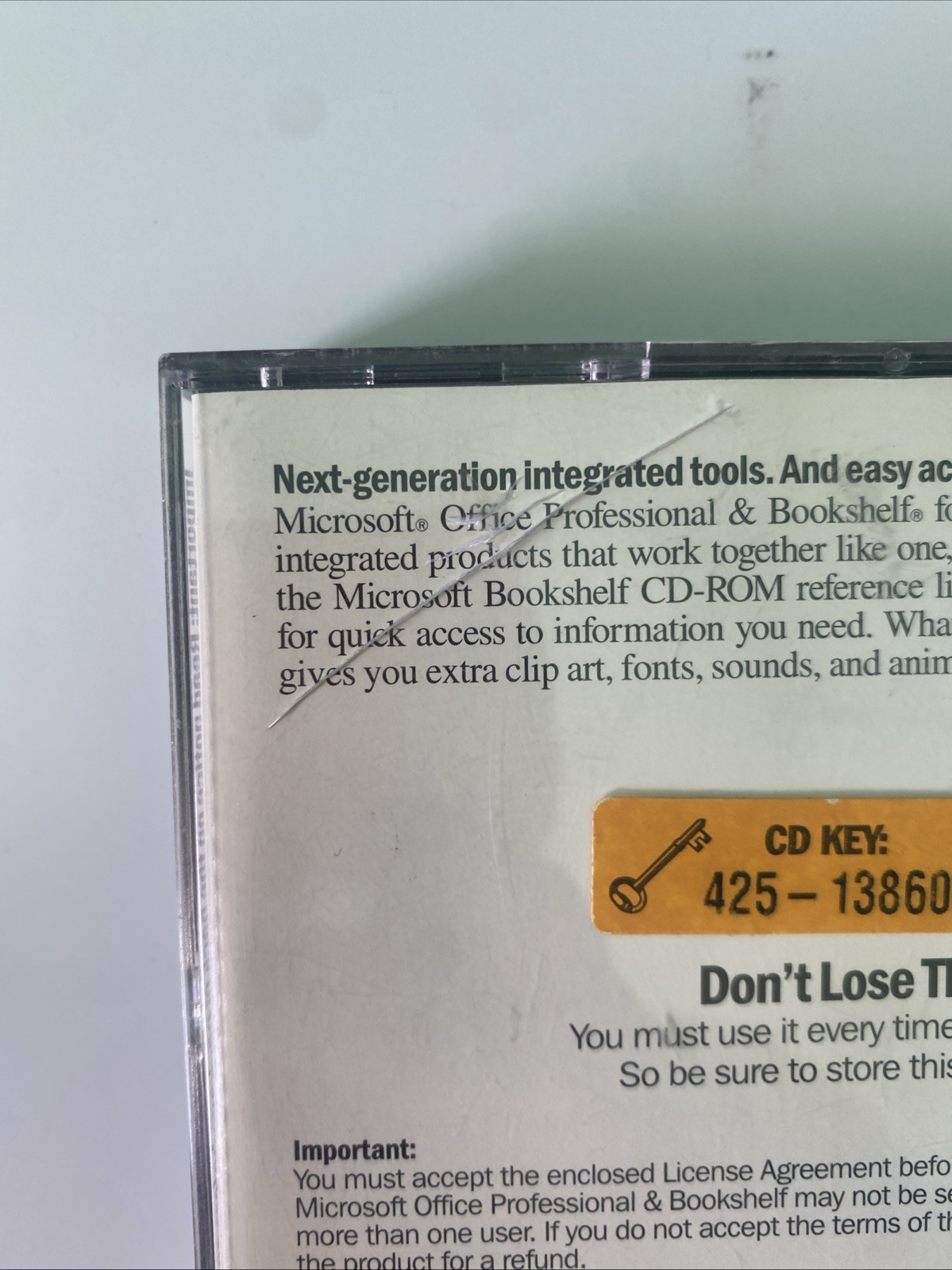 Microsoft Office Bookshelf Proffesional (PC, 1995)