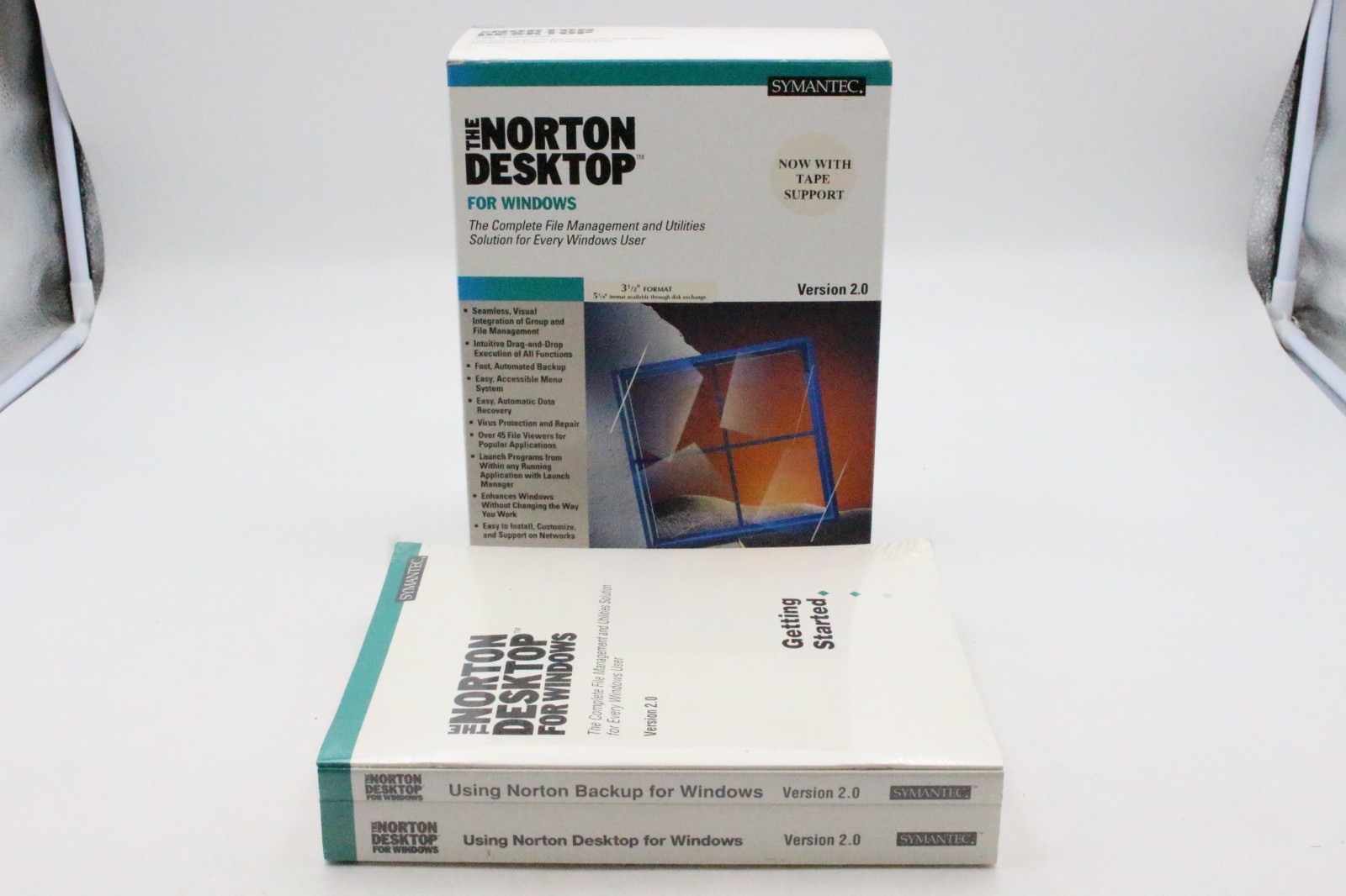 Symantec The Norton Desktop for Windows Utilities Software V2.0 RETAIL BIG BOX
