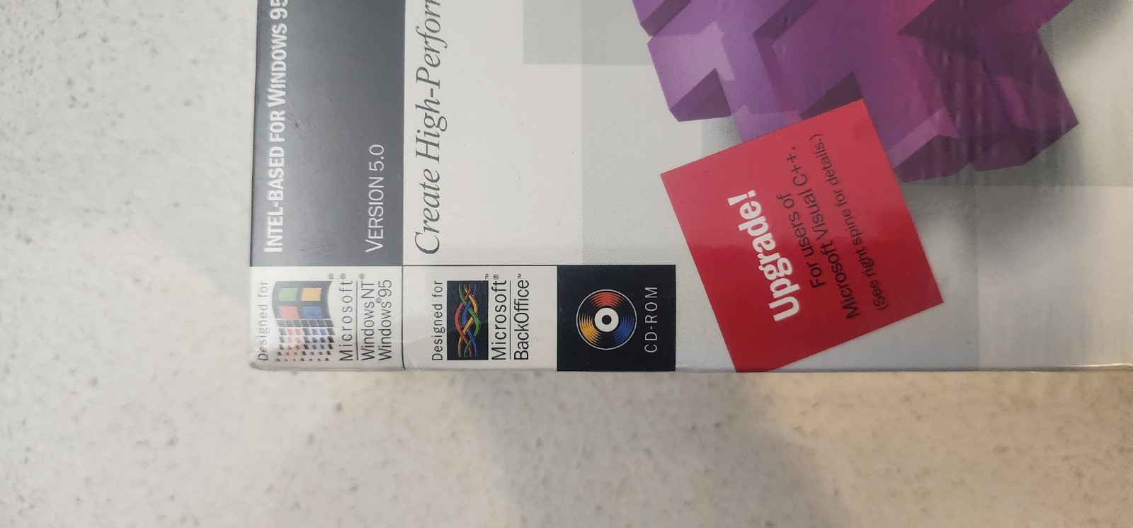 NEW SEALED – Vintage Microsoft Visual C++ Professional Edition 5.0 Upgrade 1997