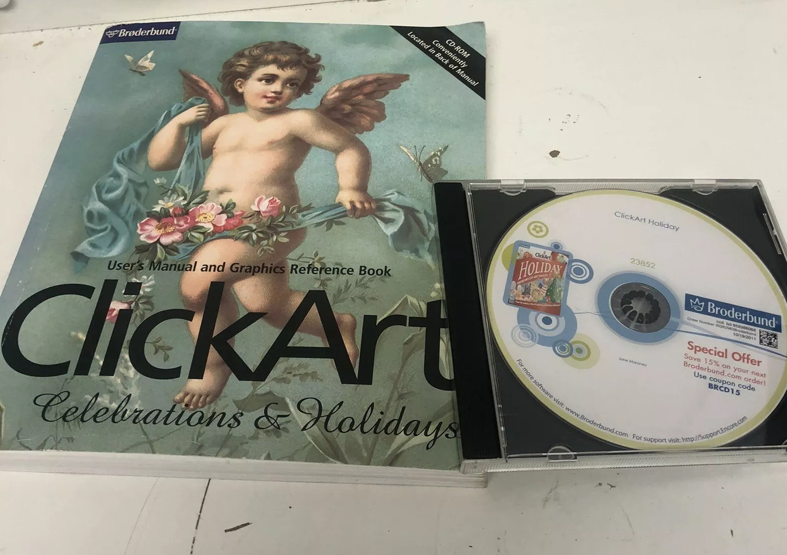 Broderbund ClickArt Celebrations & Holidays + Bonus Clickart Holiday cd