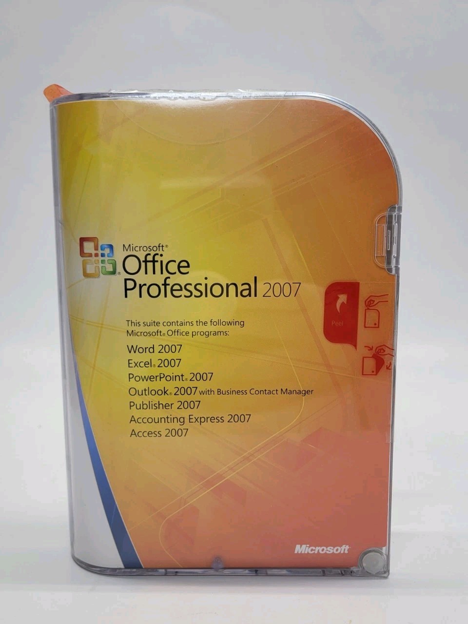 Genuine Microsoft Office Professional 2007 Full Retail Version w/ Key “Open Box”