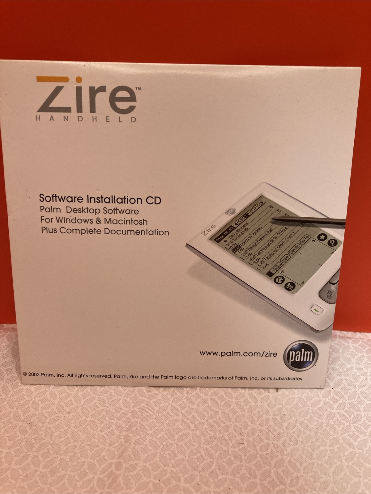Zire Palm Desktop Software New 3 Disks 2 Set Lot 2002-2003