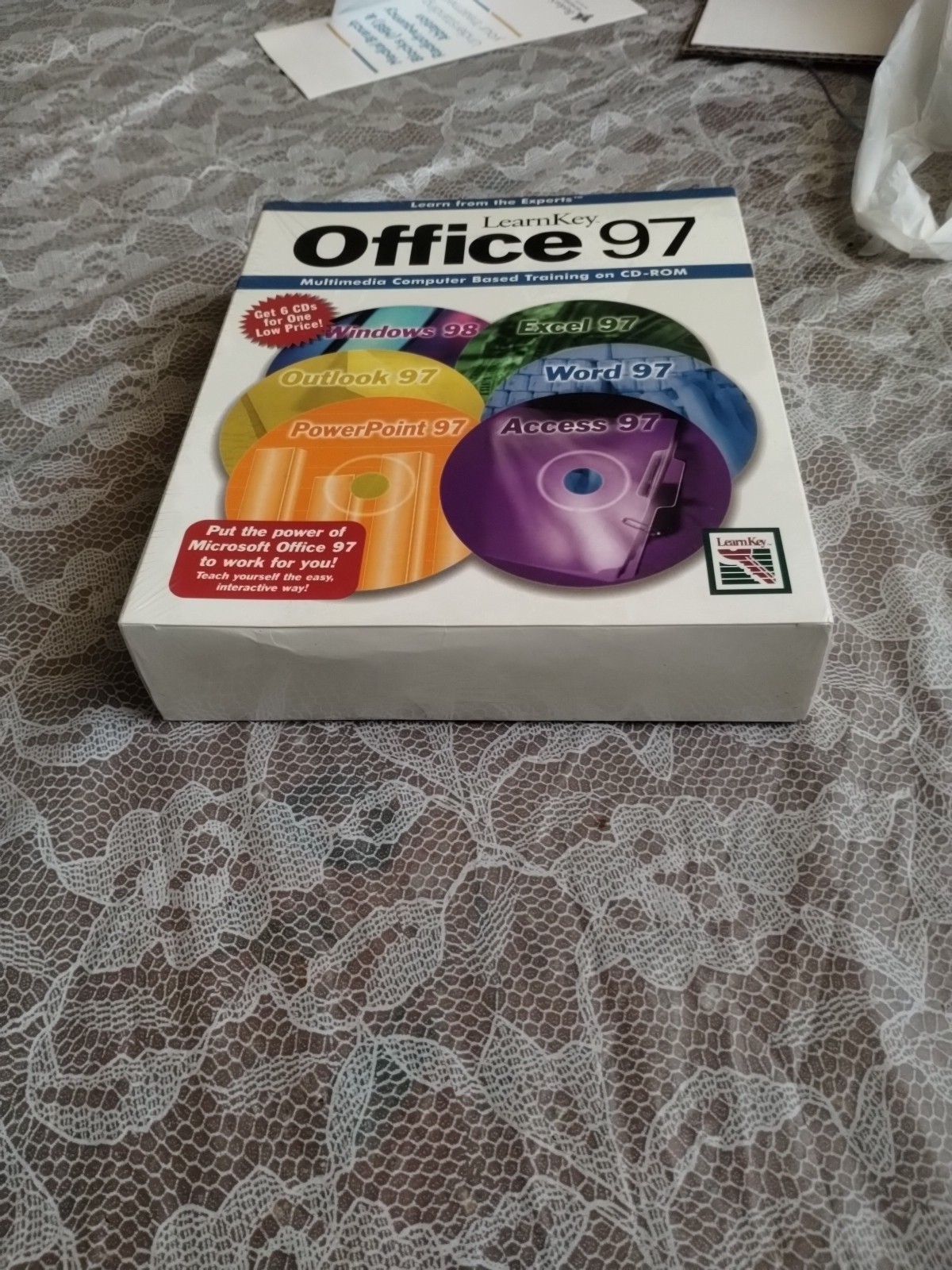 Learn Key Microsoft Office 97 PC Trainin Software CDR Set Window 98 Sealed