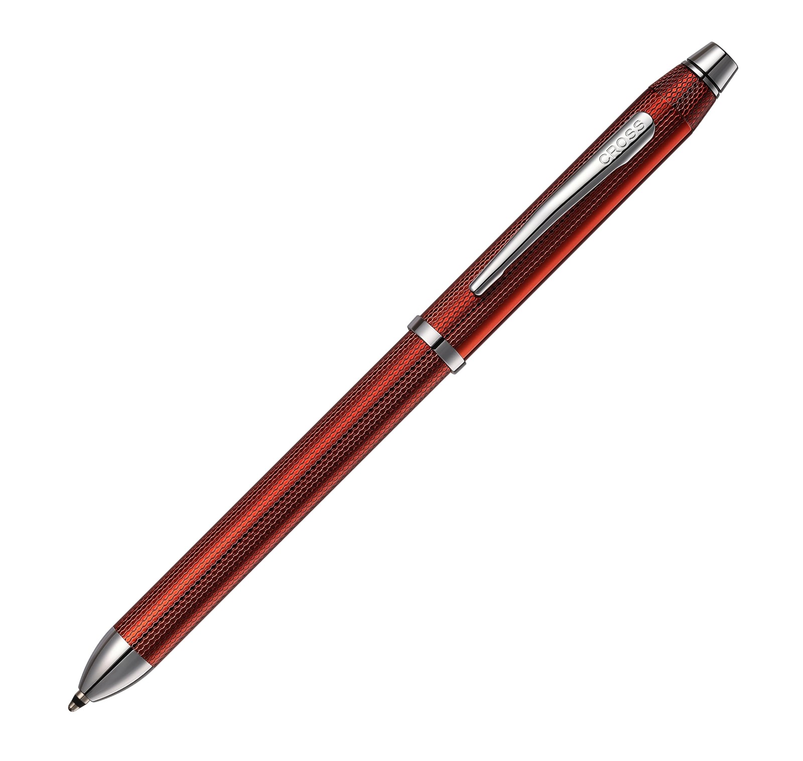 Cross Tech3 Sophisticated Brushed Red Diamond Pattern Finish Barrel 0.5Mm