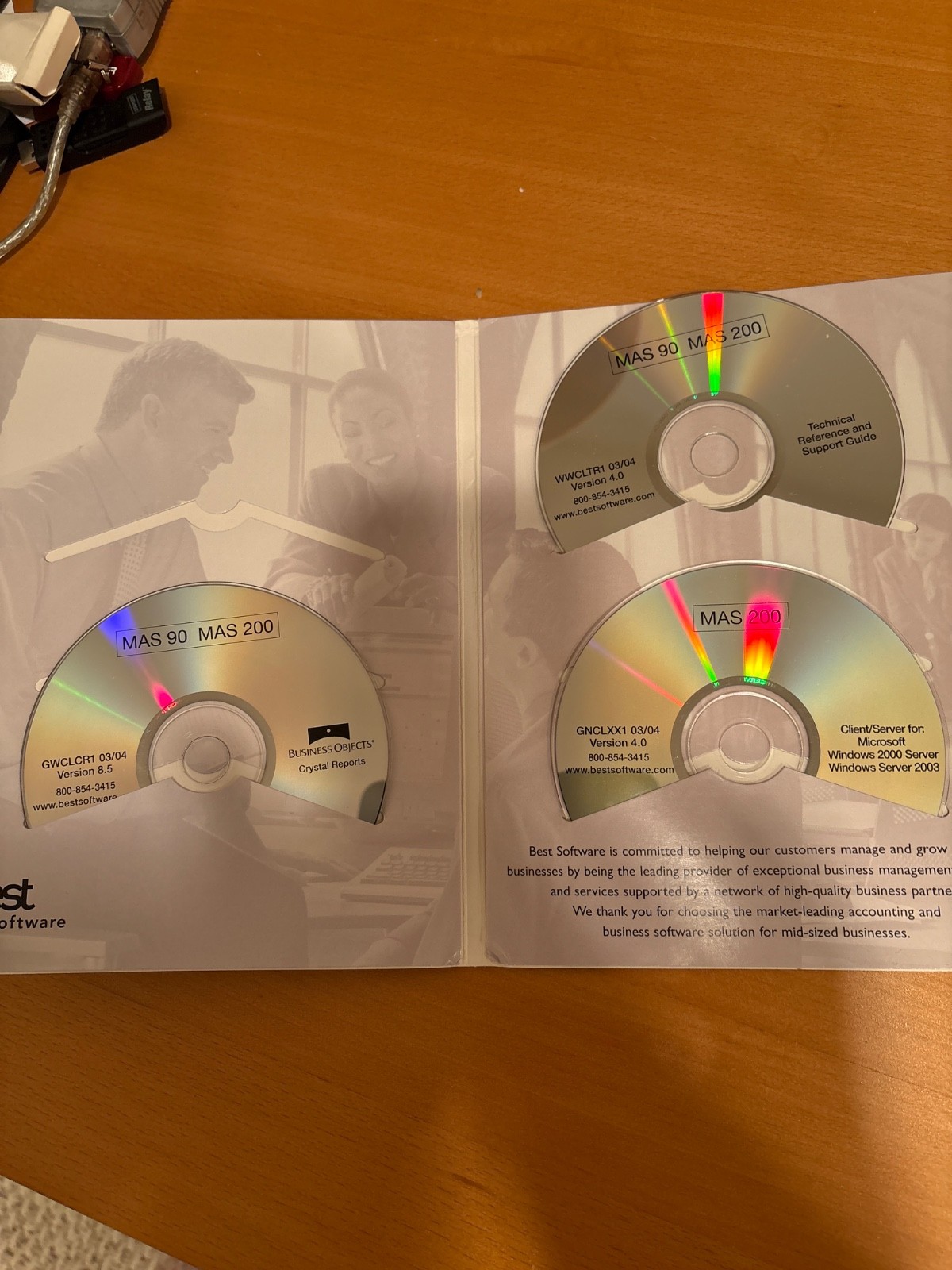 New Sage MAS90 4.0, Upgrade Version. Crystal Reports, Docs, CDs, Etc. Value+++