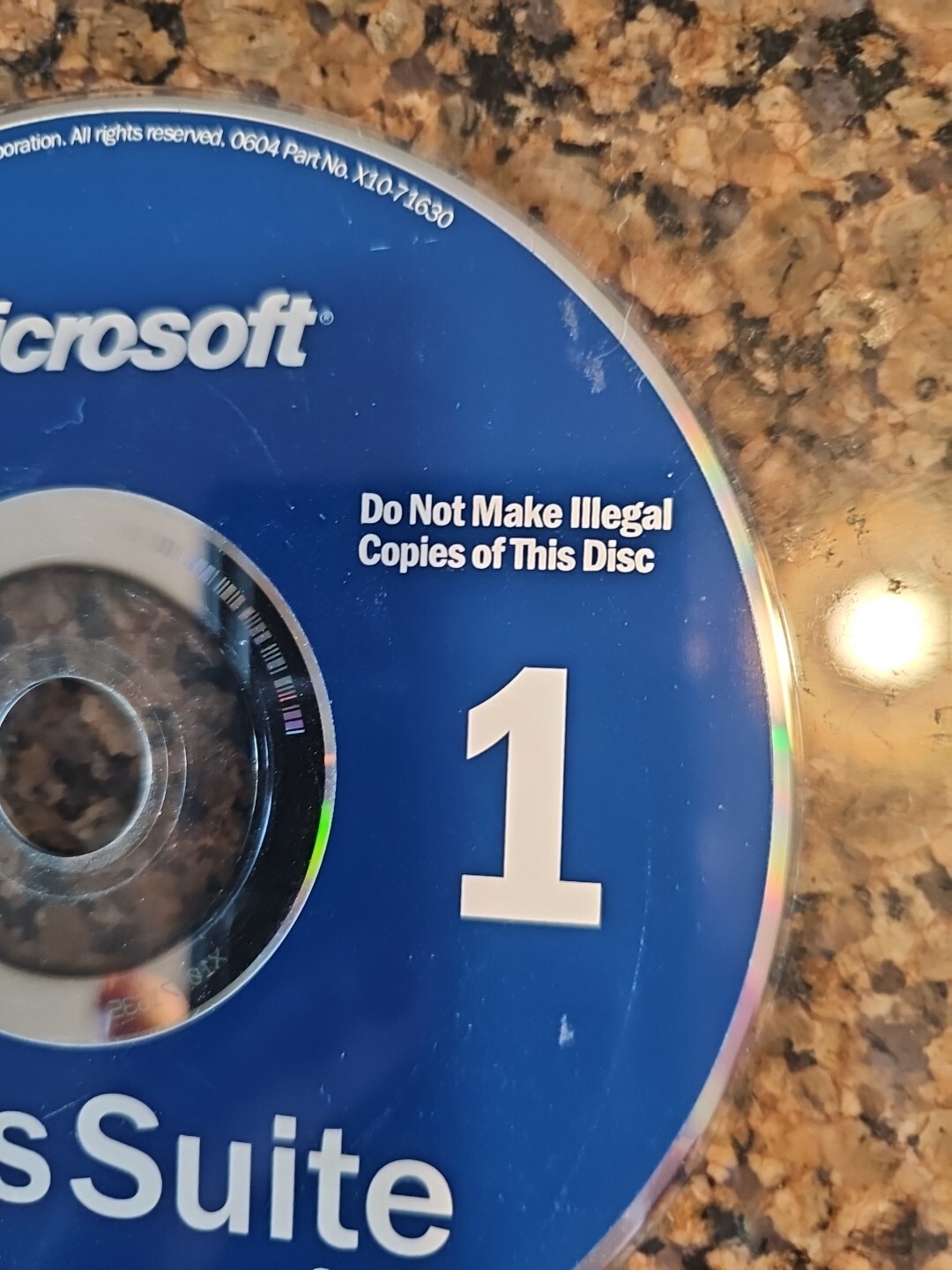 Microsoft Works Suite 2005 Home PC 1 CD ROM Disc Word 2002 & Works Suite Unteste