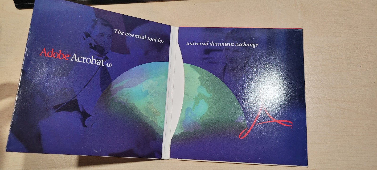 Adobe Acrobat 4.0 for Windowa CD and sleeve