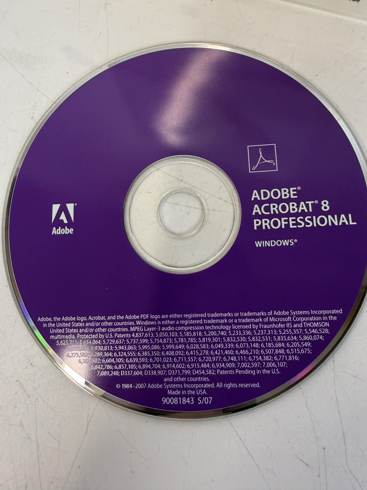 Adobe Acrobat 8 Professional for Windows Software