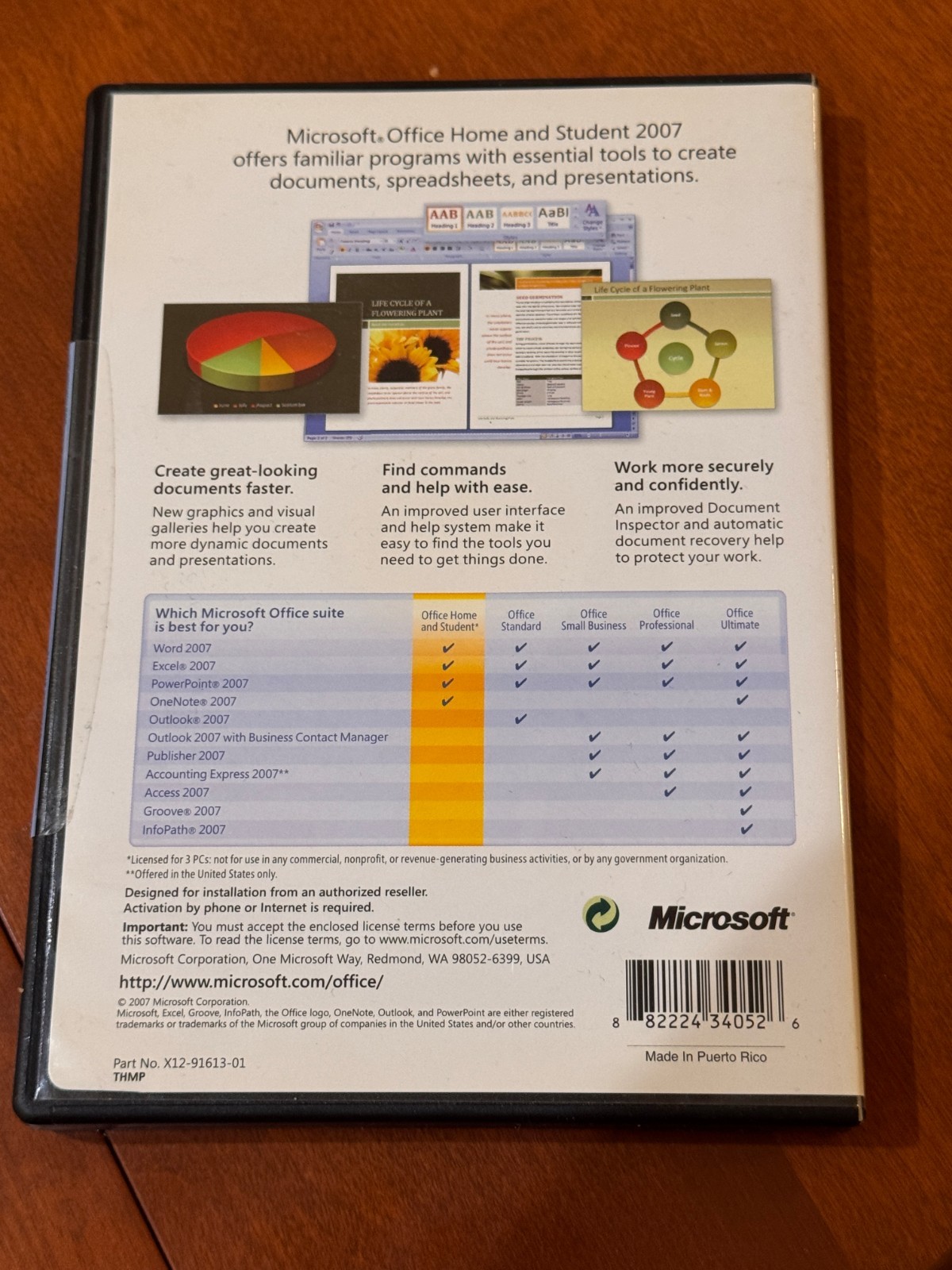 Microsoft Office Home and Student 2007, Service Desk Edition