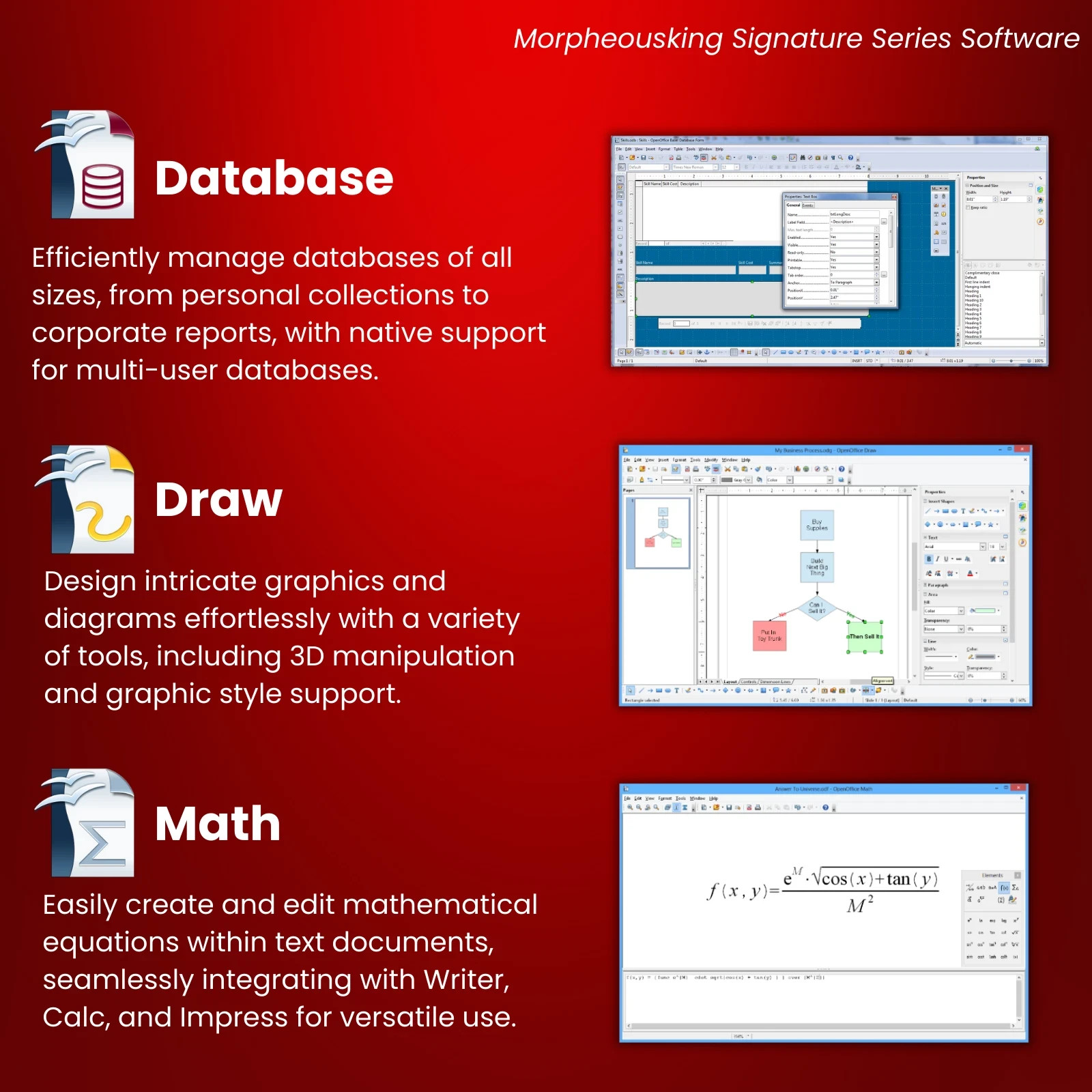 Open Office Software Suite for Windows – For Home Student Professional | CD-ROM