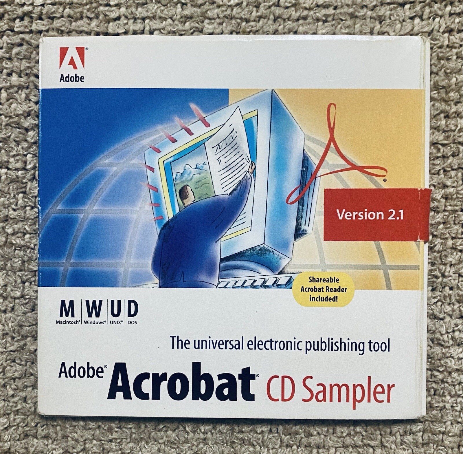 ADOBE ACROBAT CD SAMPLER: Version 2.1, Universal Electronic Publishing Tool, NM