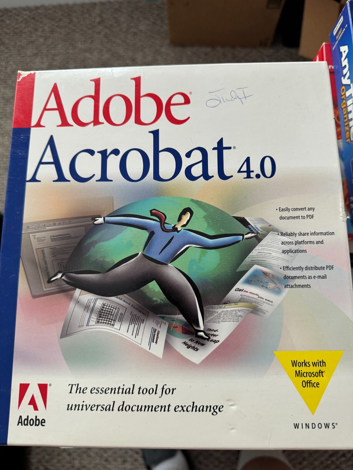 Adobe Acrobat 4.0 Standard for Windows MS Office – PRODUCT KEY NOT INCLUDED!!!