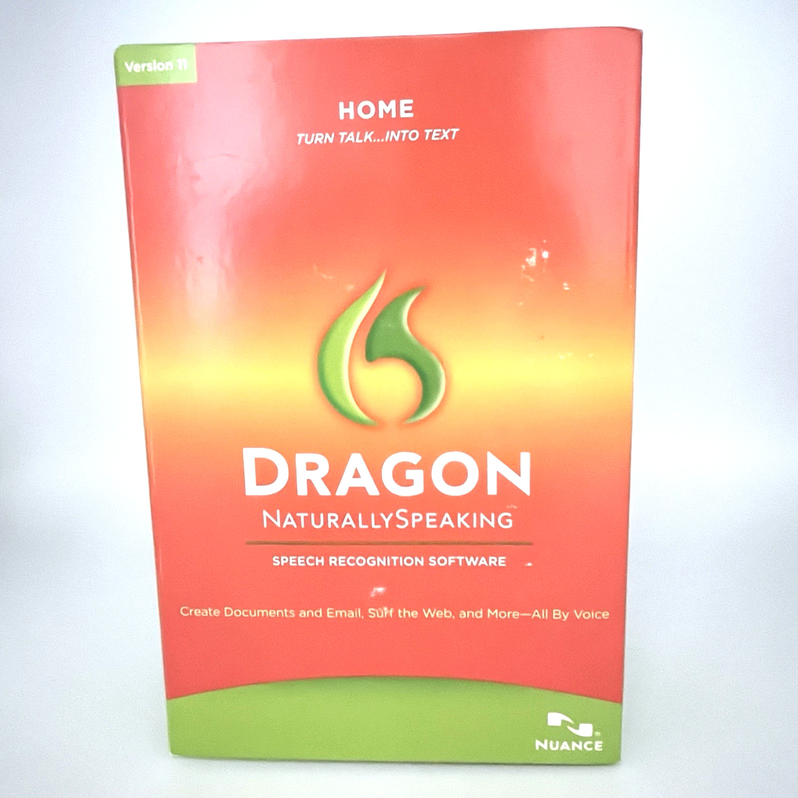 Nuance Dragon Naturally Speaking Home Version 11 With Head Set IOB