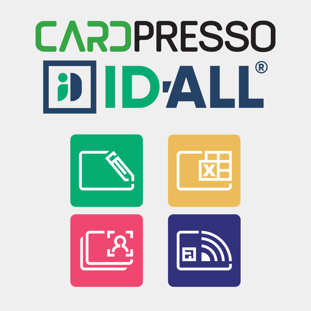 New CardPresso ID-ALL Standard Edition ID Card Design Software