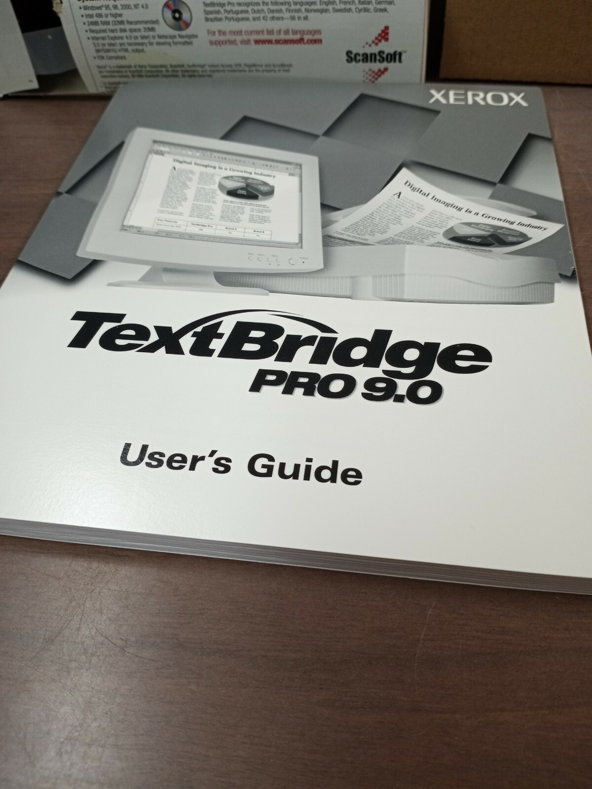 Rare Xerox Text Bridge Pro 9.0 For Microsoft Windows NT, Windows 98