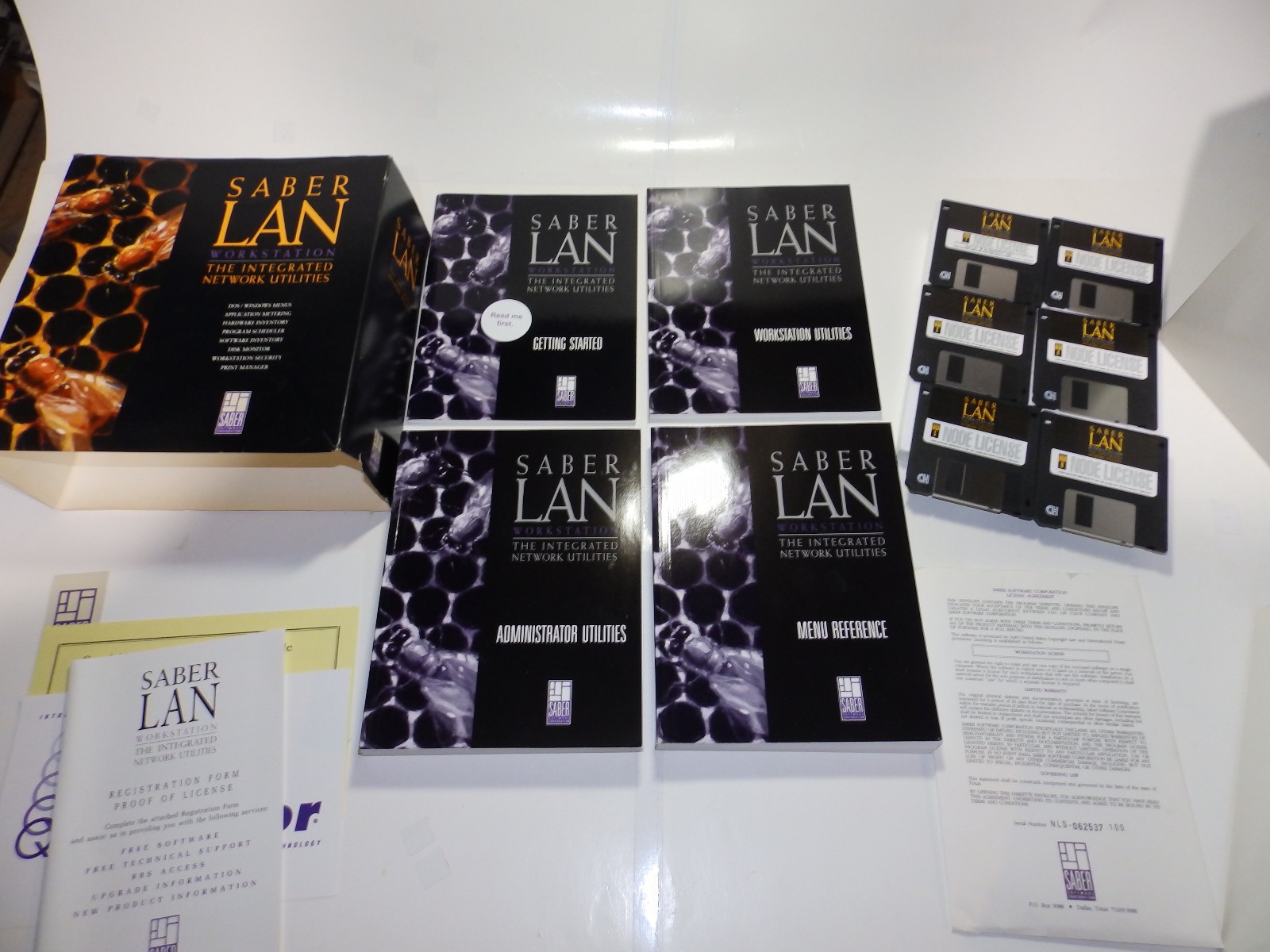 Vintage Software – Saber LAN Workstation – Version 1.0 and Version 2.0