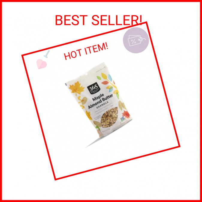 365 by Whole Foods Market, Maple & Almond Butter Granola, 12 Ounce
