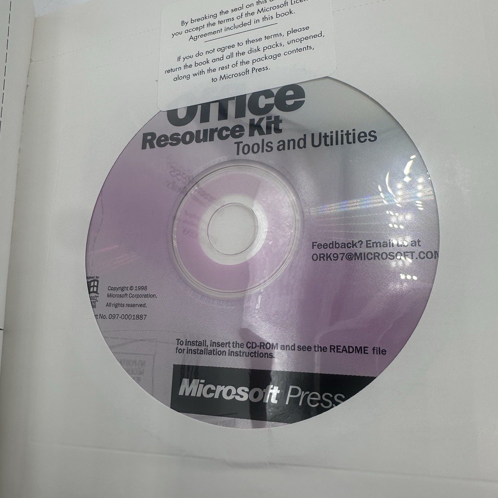Microsoft Office Resource Kit 1988 With CD