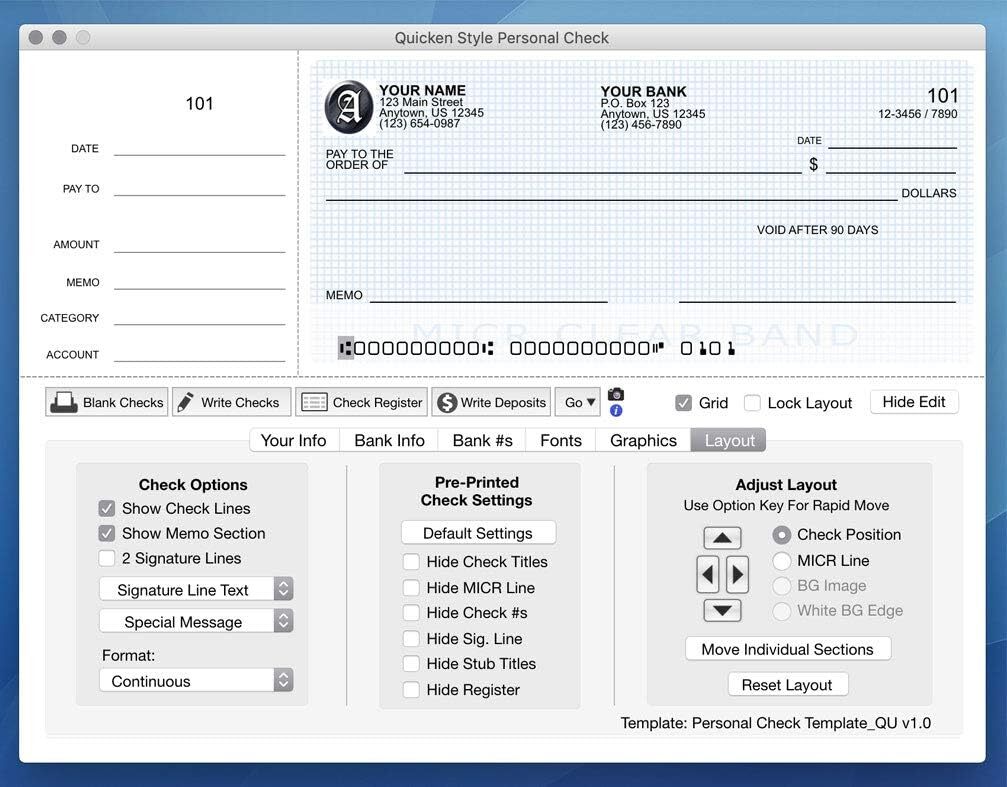 Check Printing Software For Windows And Mac Create Business Personal Checks