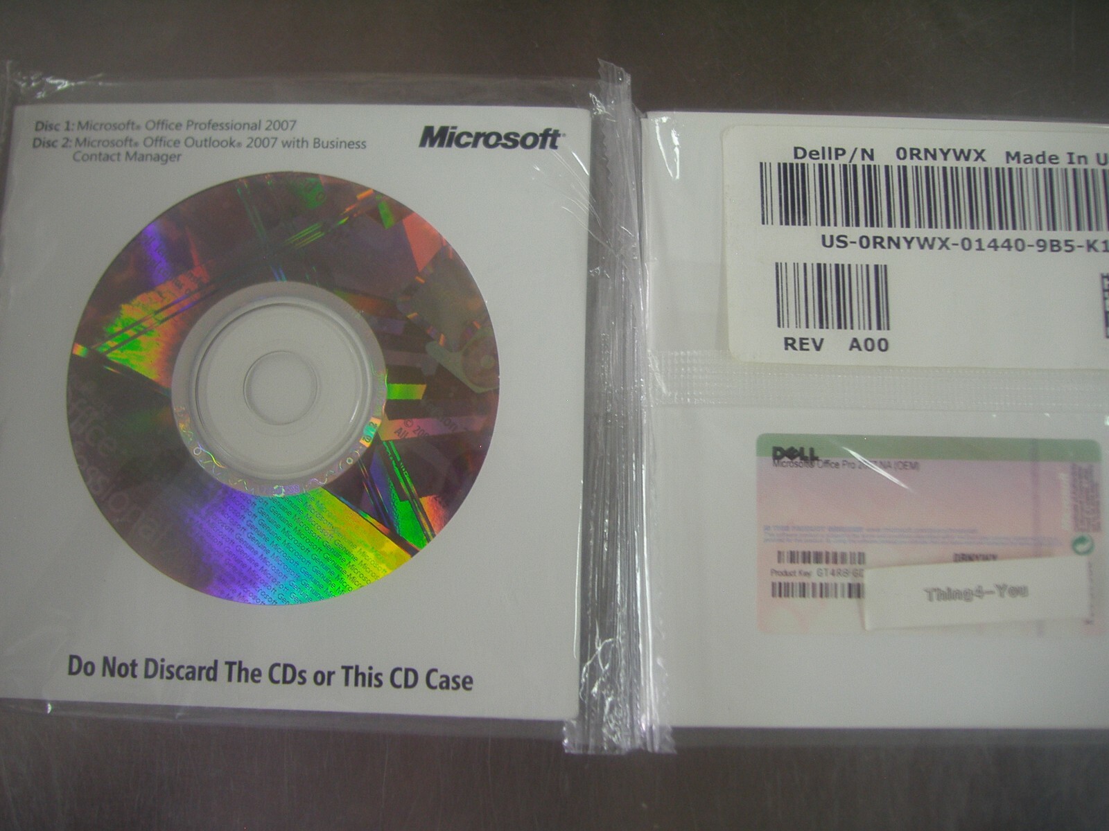 Microsoft Office 2007 Professional Full English Version MS Pro=BRAND NEW SEALED=