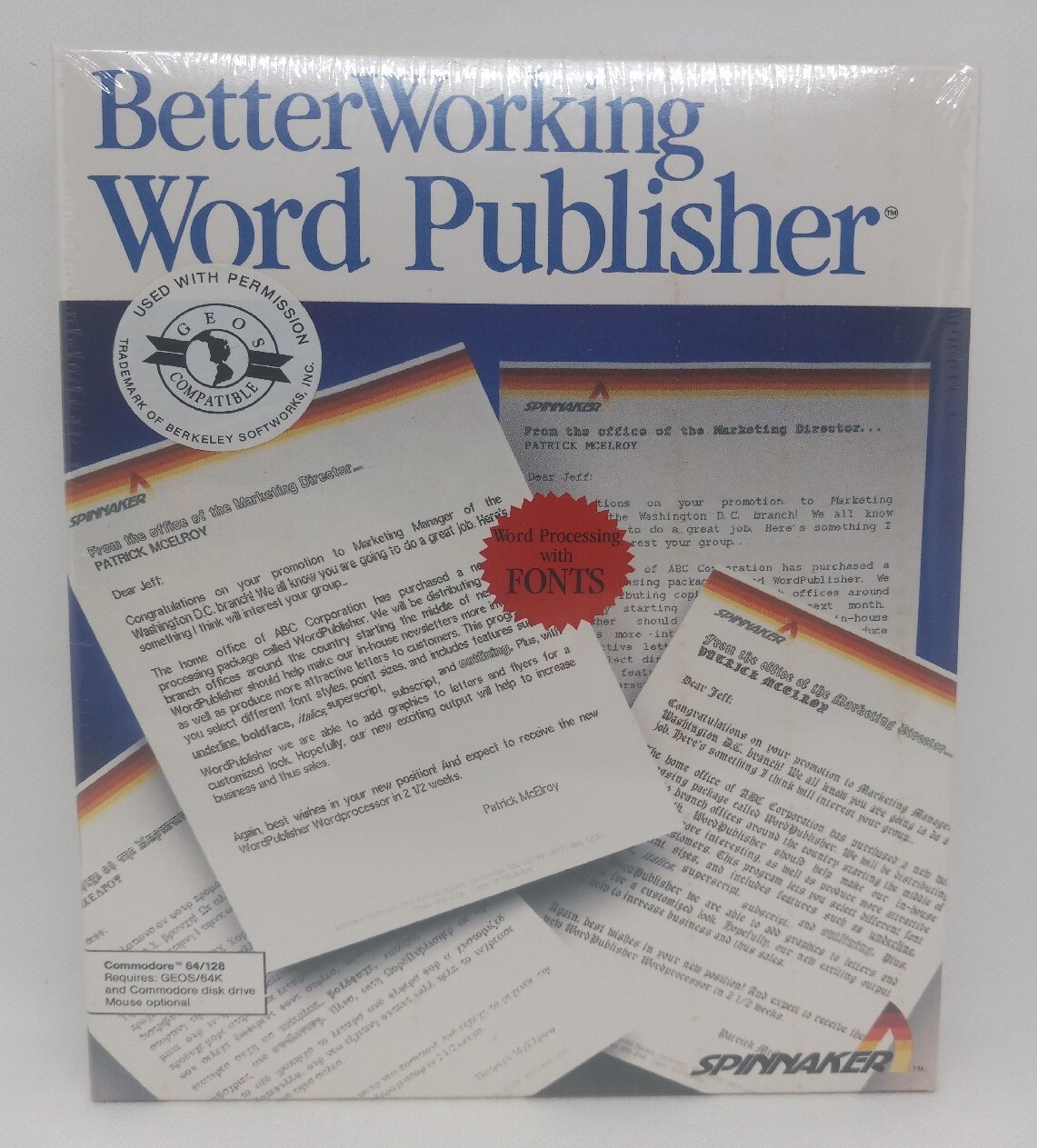 Commodore 64/128 – Better Working Word Publisher * New & Sealed VTG 1987