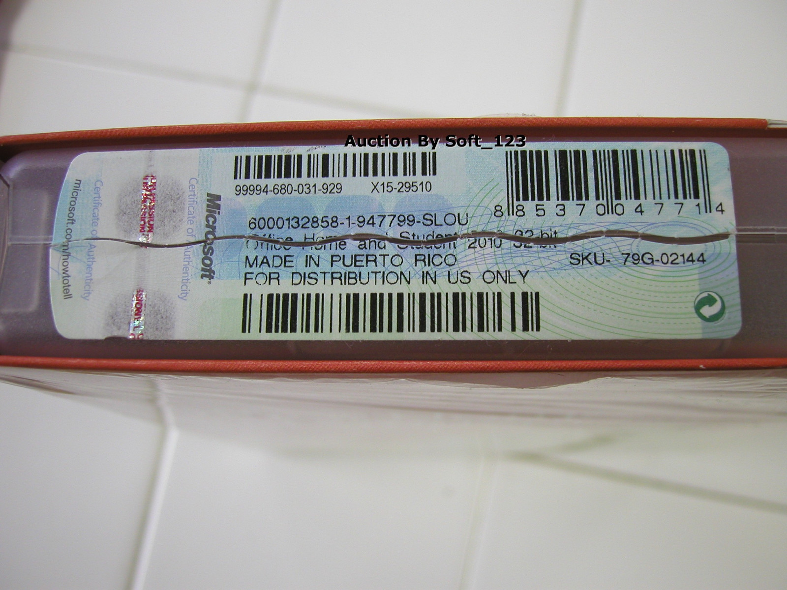 Microsoft MS Office 2010 Home and Student Family Pack For 3PCs x3 =RETAIL BOX=