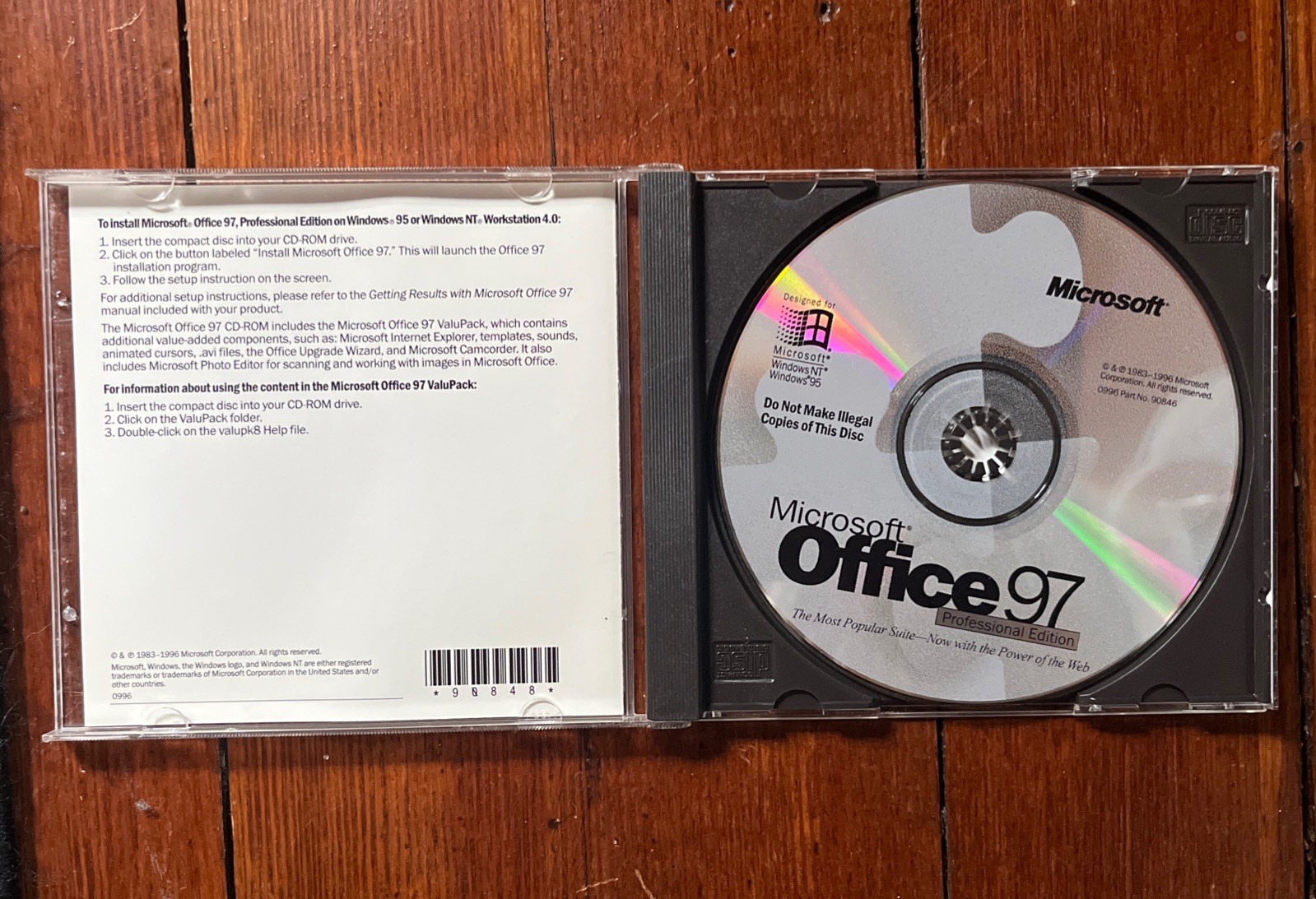 MICROSOFT OFFICE 97 Professional Edition (CD, 1997) with CD Key Code