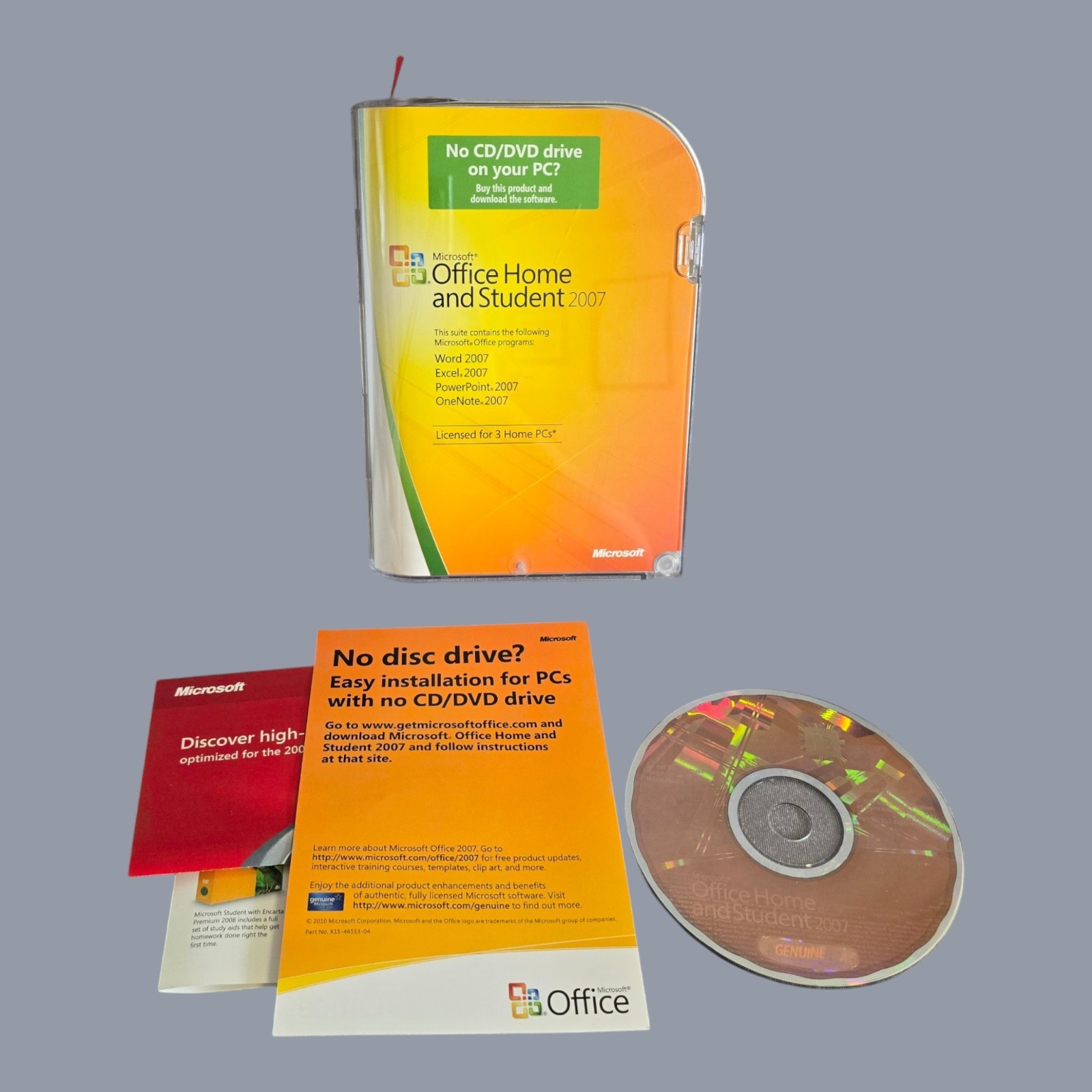 Microsoft Office 2007 Home and Student w/ Product Key