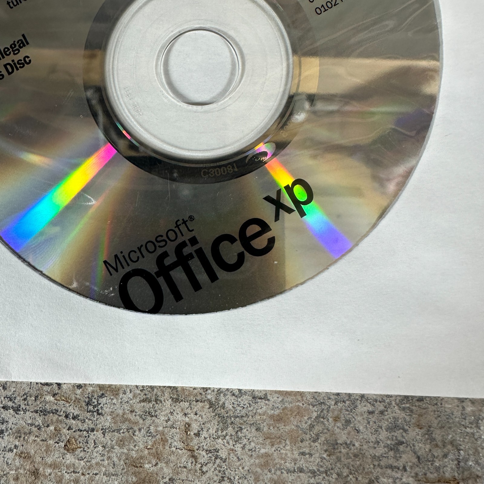 Microsoft Office XP Version 2002 Service Pack 1 -Sealed with Product Key