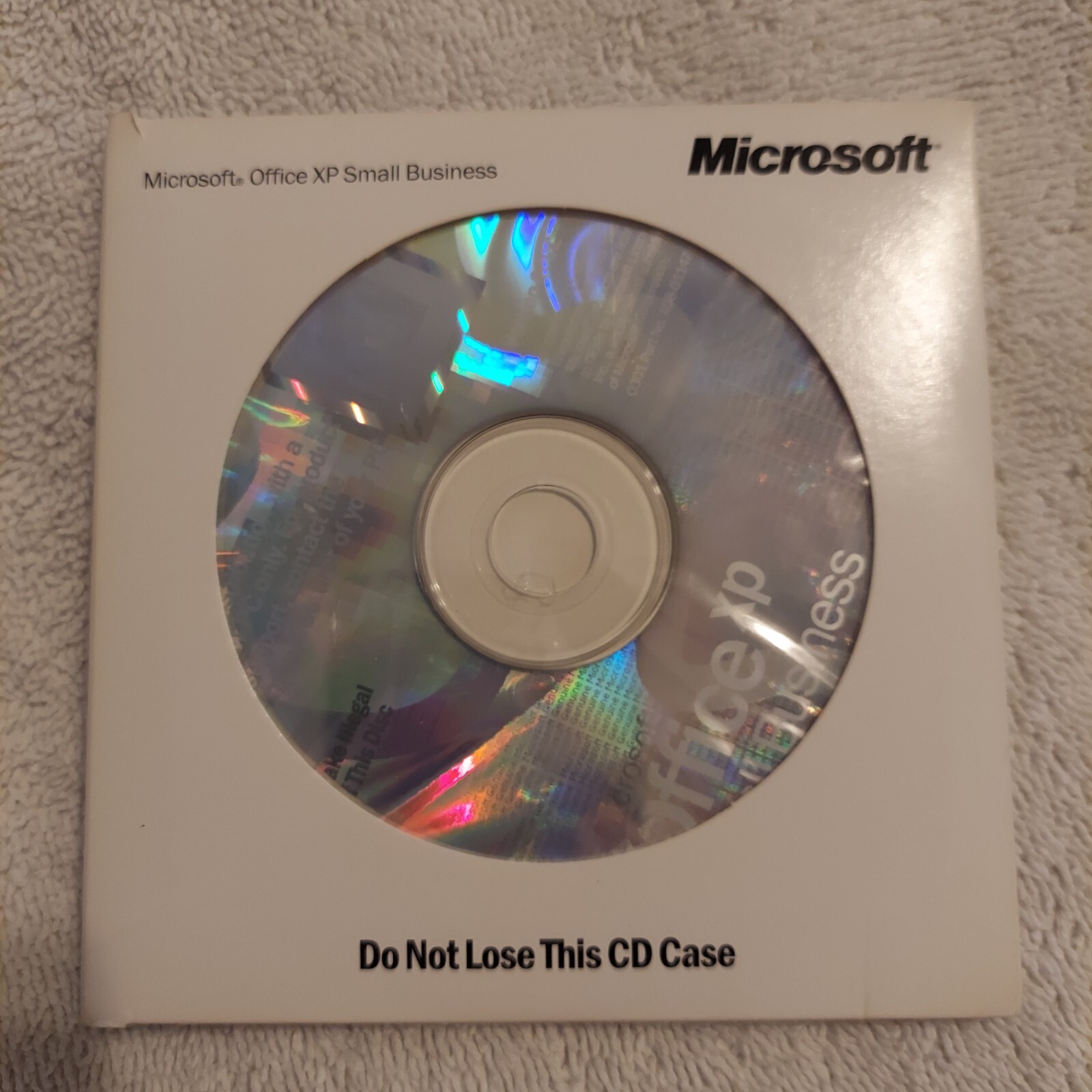 Genuine Microsoft Office XP Small Business Edition SBE w/ Product Key from Dell