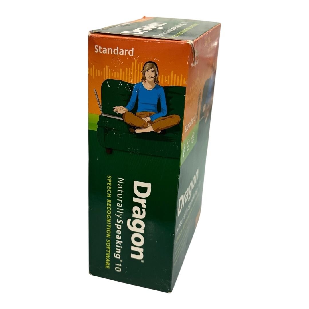 Nuance Dragon NaturallySpeaking 10 Standard Speech Recognition Software DVD Set