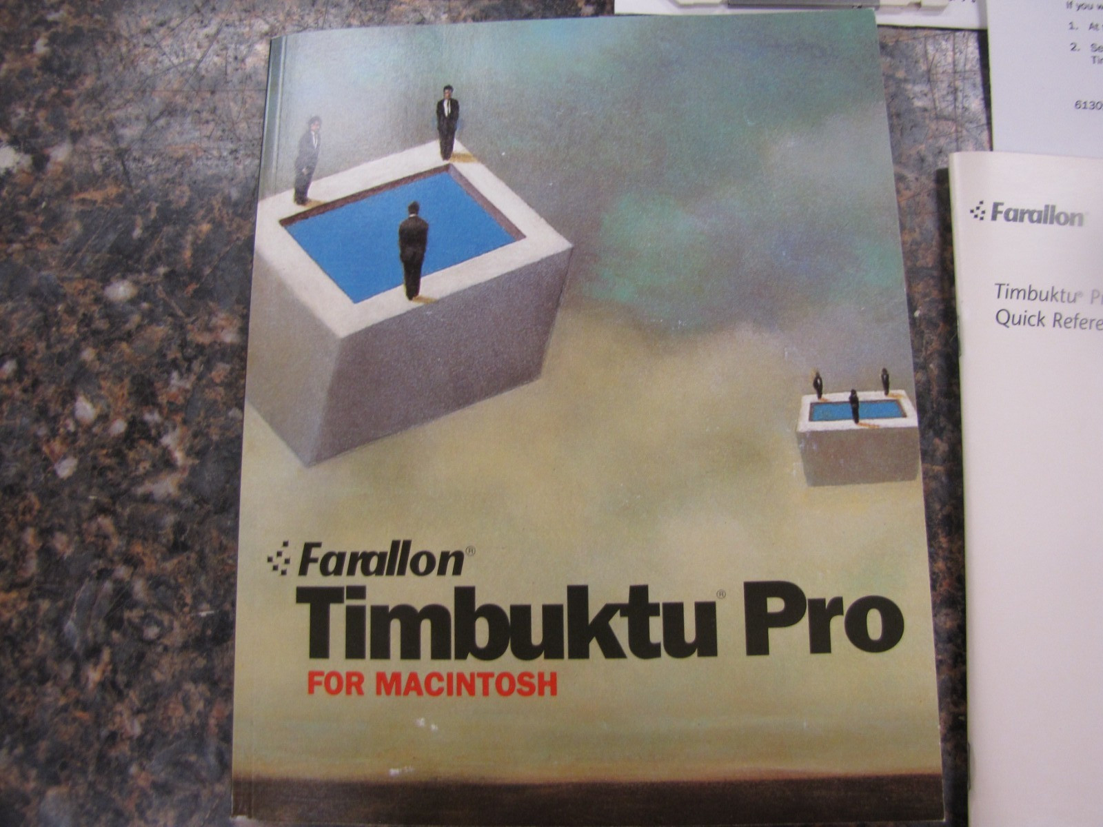 RARE – Farallon Timbuktu Pro 1992 Complete in Big Box Book & 2x 3.5″ Disks -HN10