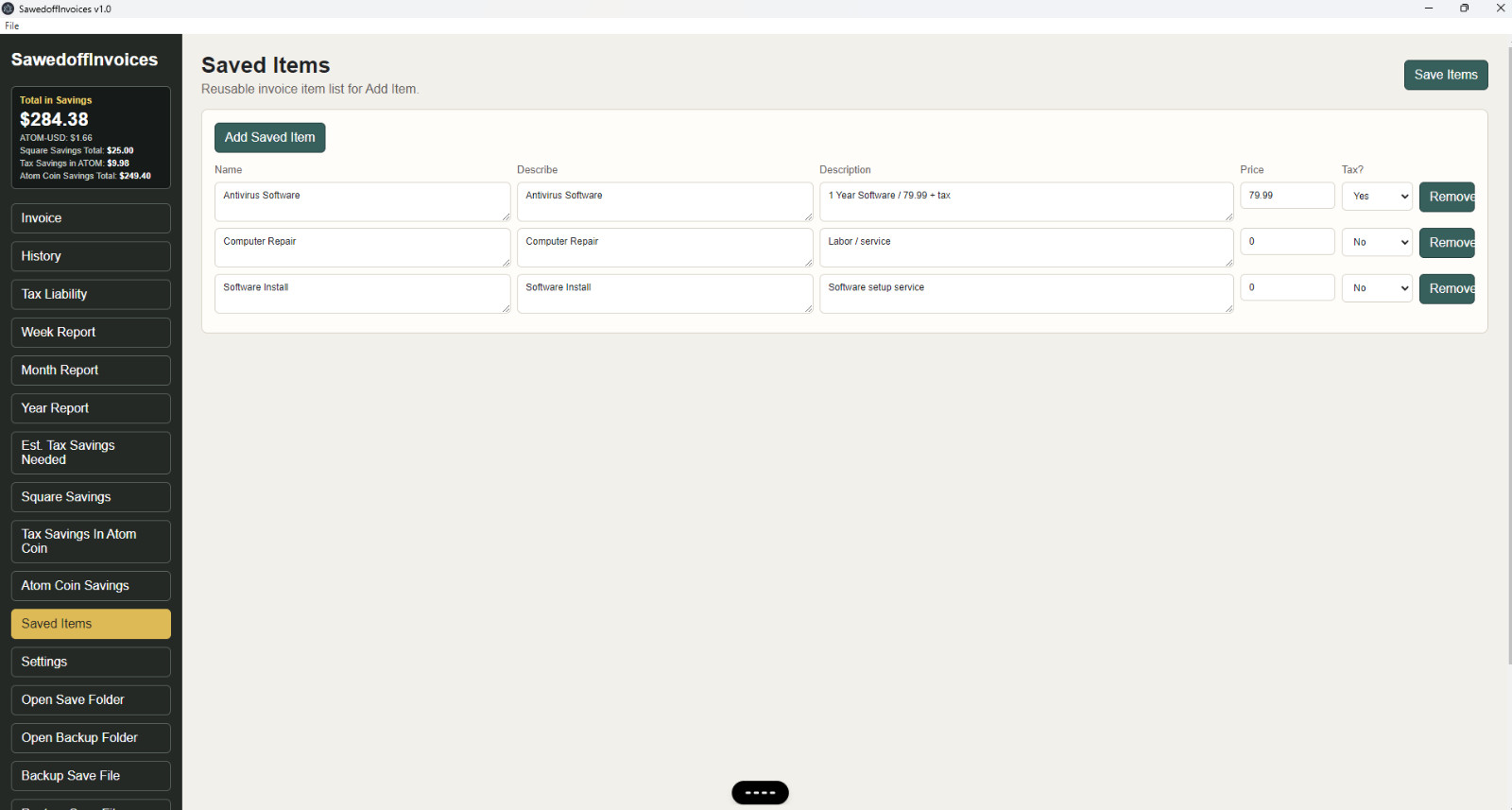 My Invoice Quick Easy Books Invoice Fresh Tax Savings Bookkeeping Software 1 YR